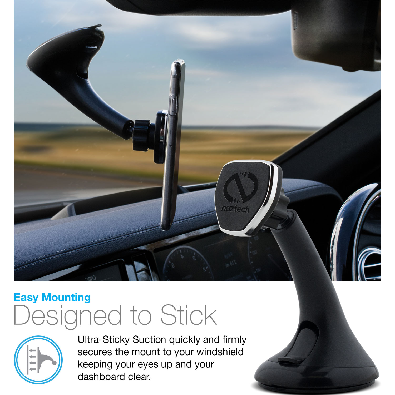 MagBuddy Windshield Mount