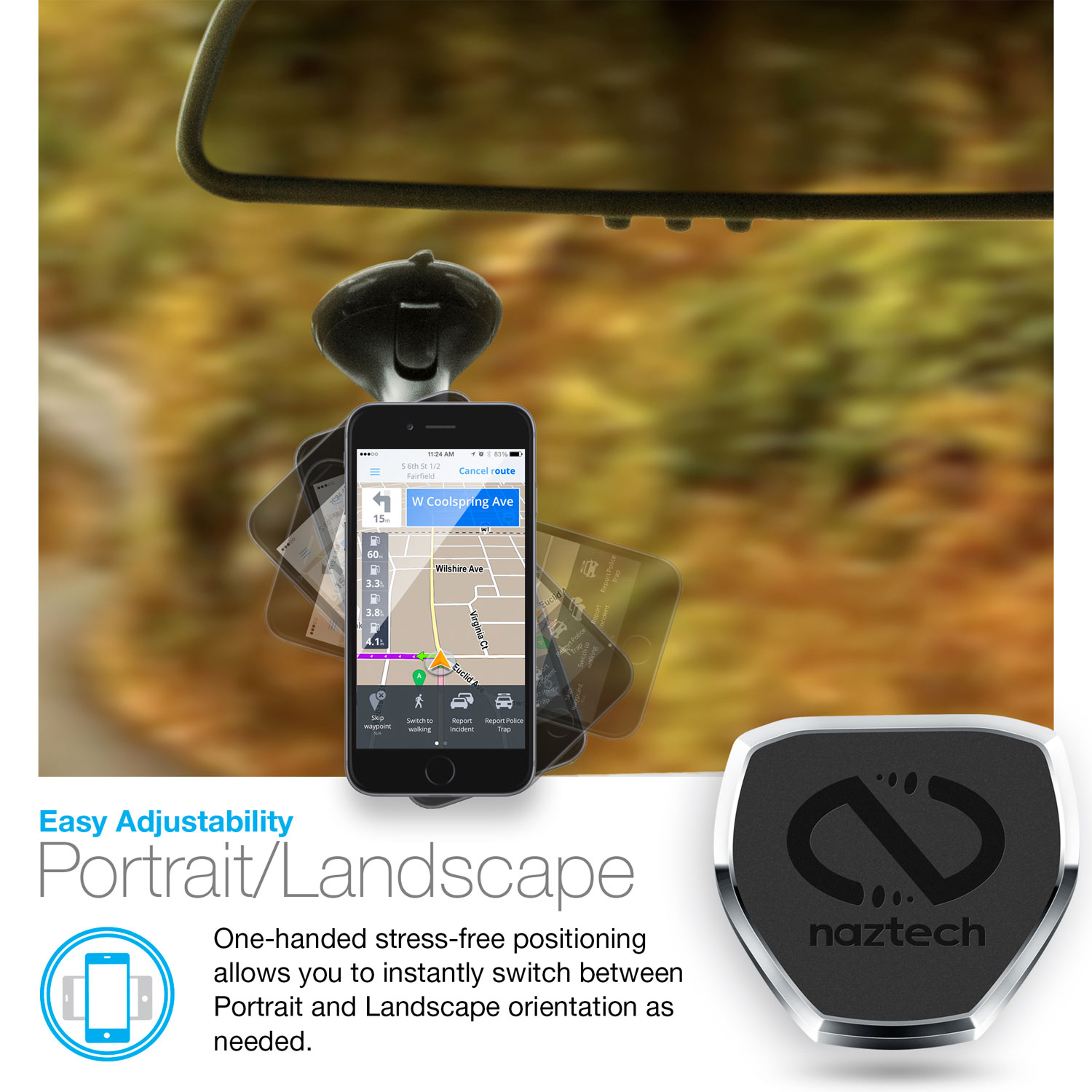 MagBuddy Windshield Mount