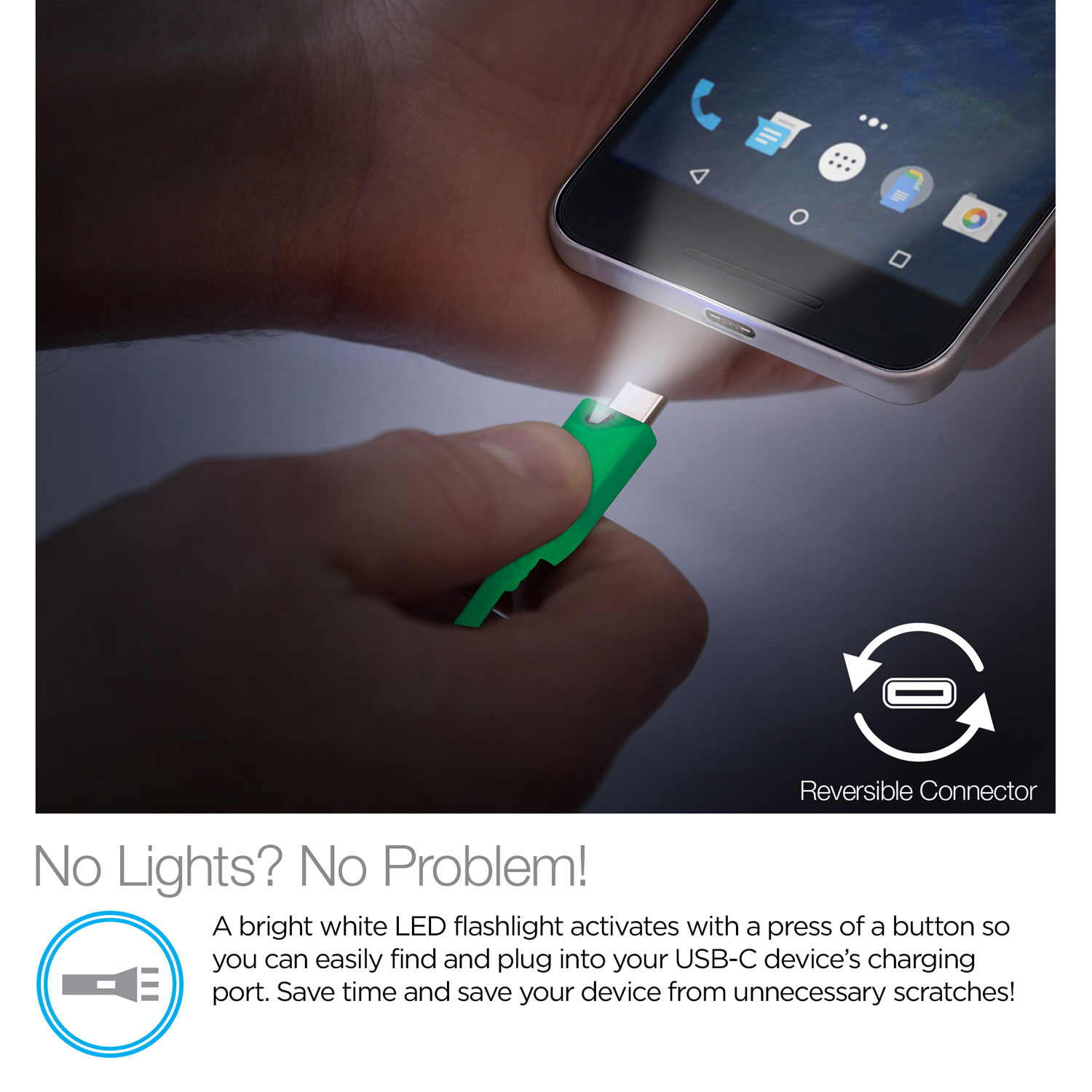 6ft Lighted USB-C Cable