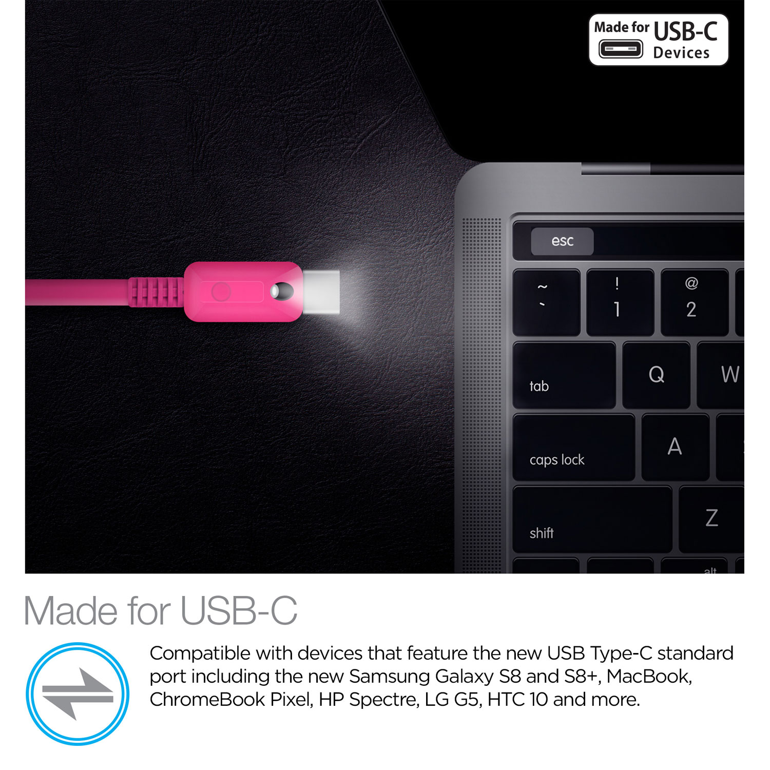 6ft Lighted USB-C Cable