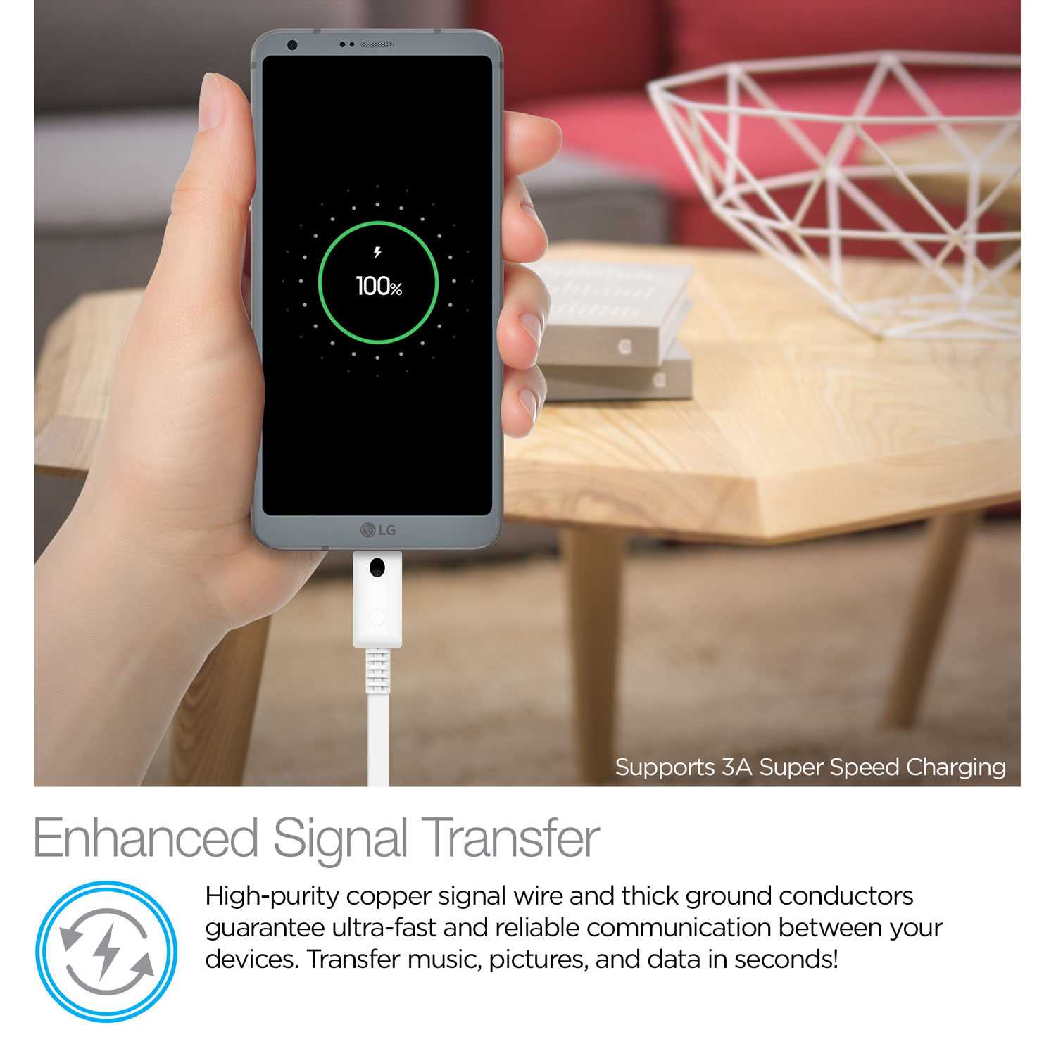 6ft Lighted USB-C Cable