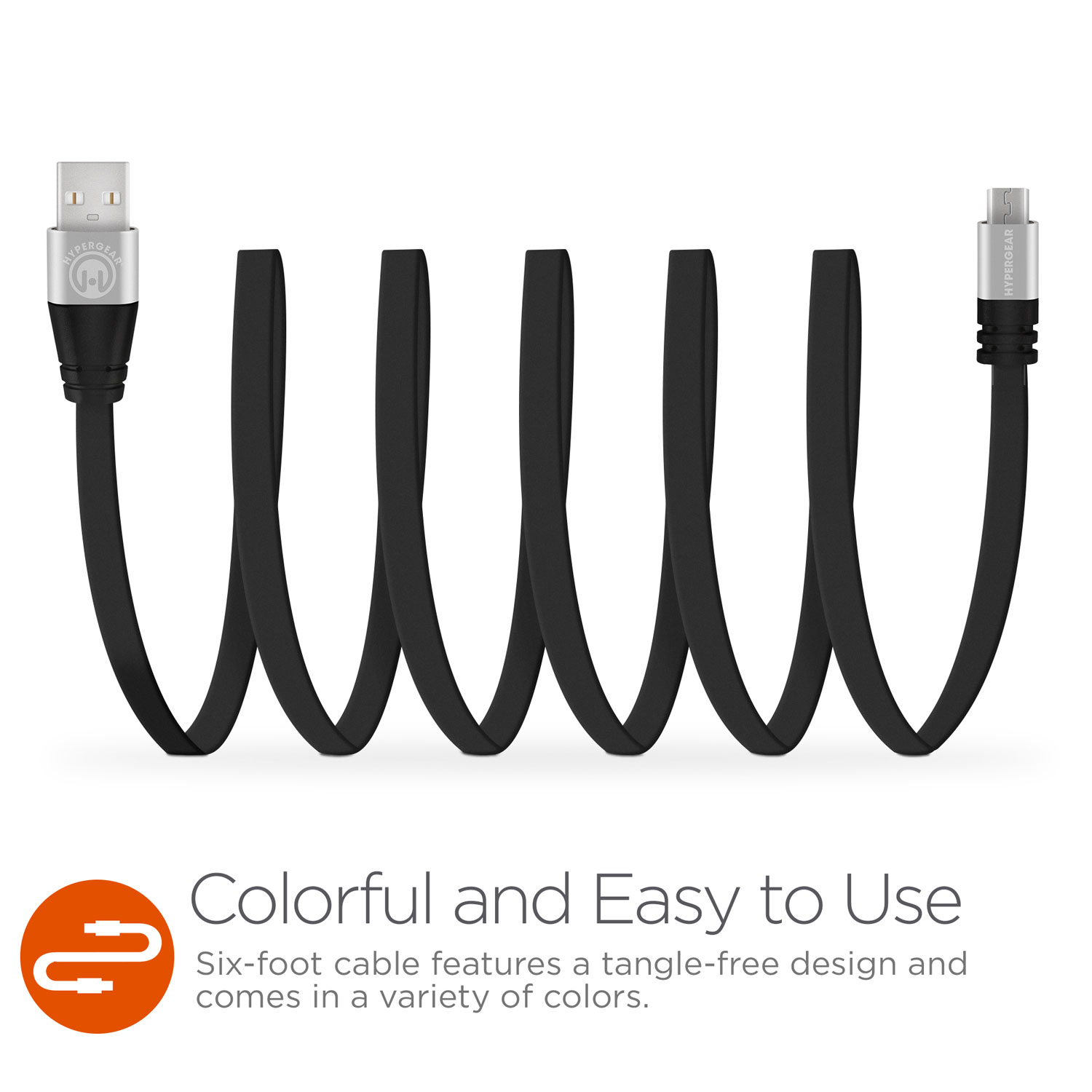 Flexi Micro USB 6ft. Charge & Sync Cable