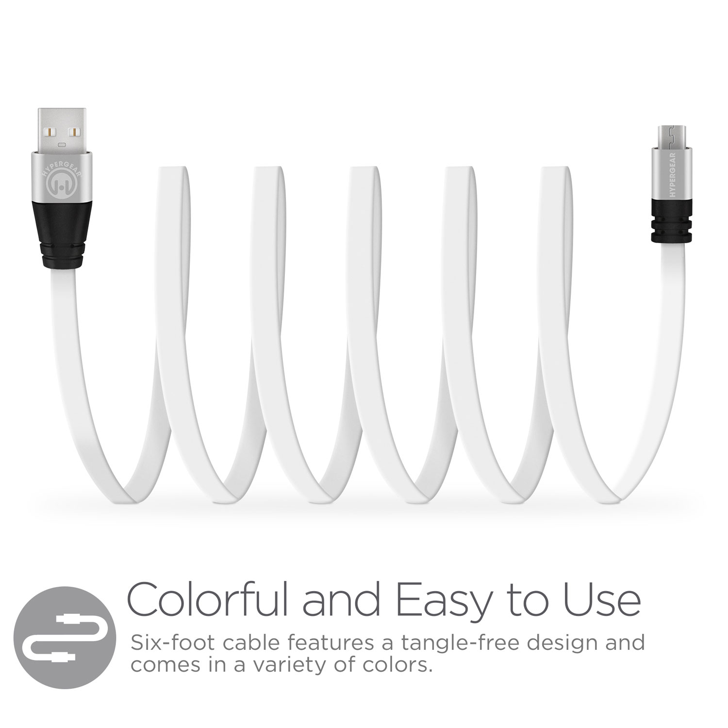 Flexi Micro USB 6ft. Charge & Sync Cable
