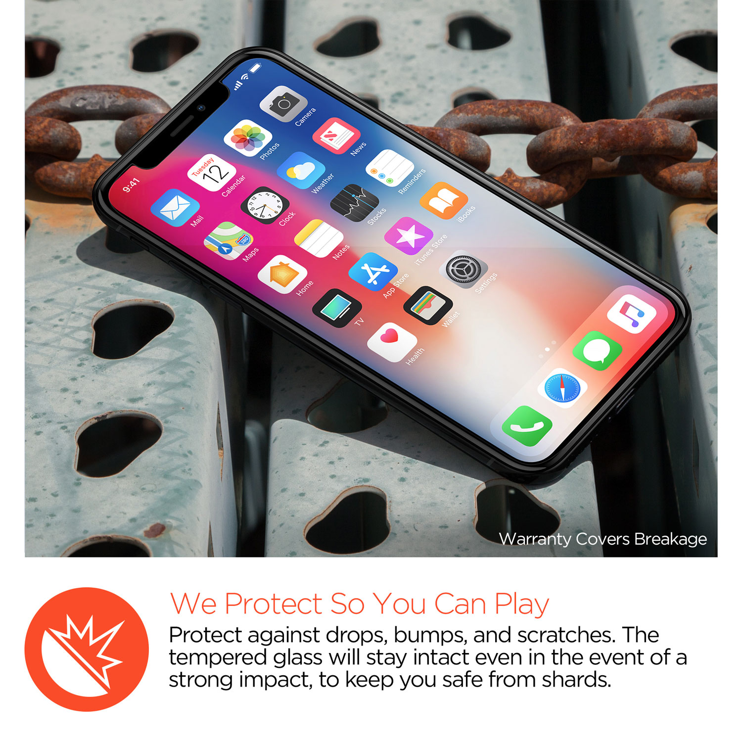 iPhone X Premium Tempered Glass
