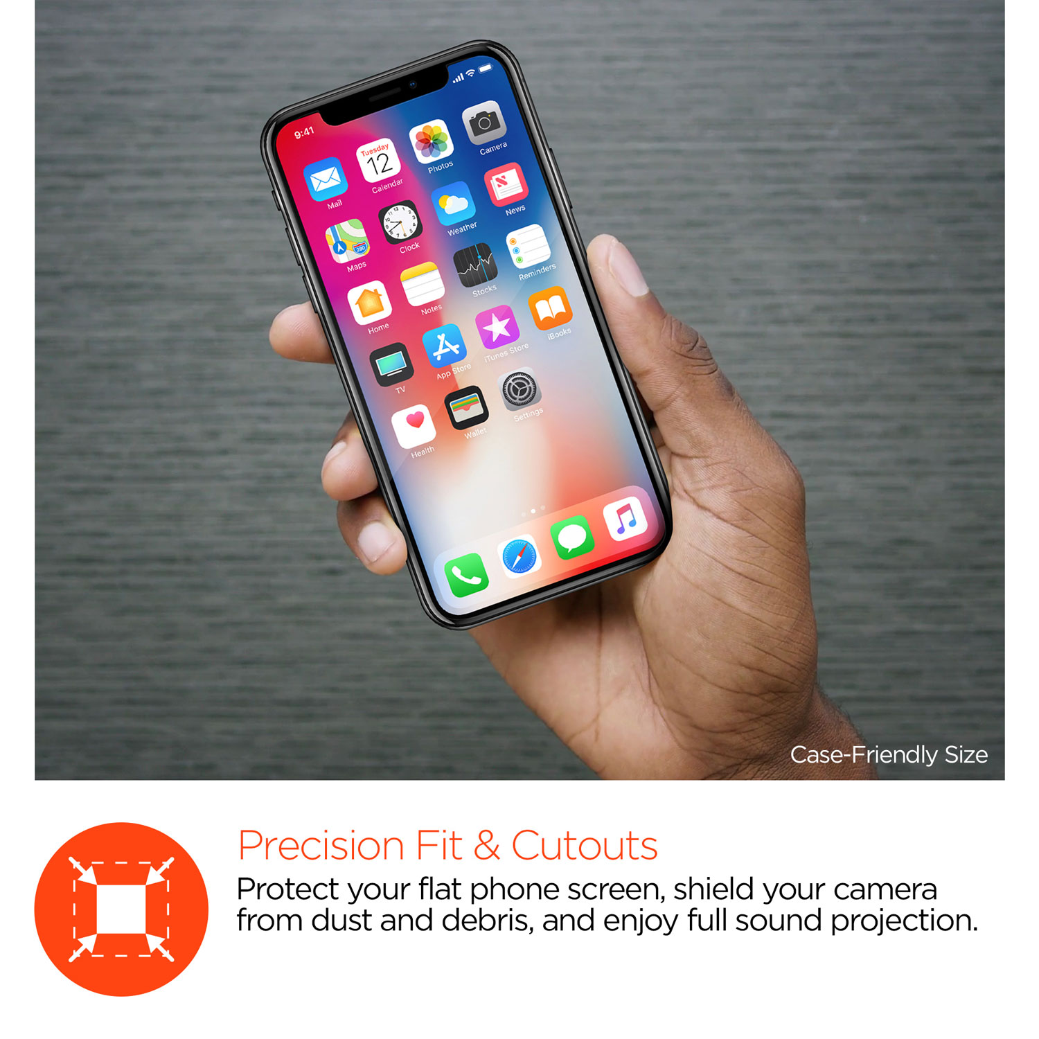 iPhone X Premium Tempered Glass