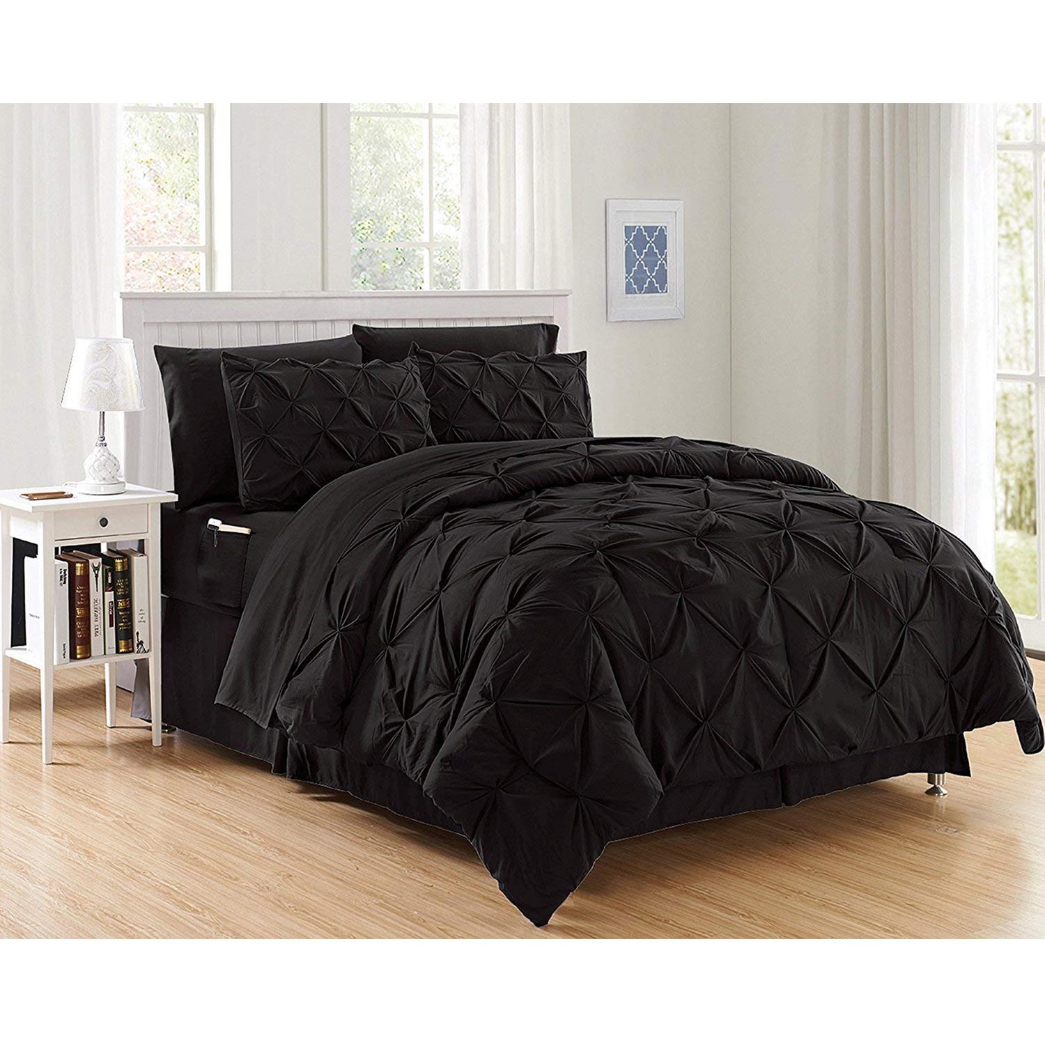 Luxury Best, Softest, Coziest 8-Piece Bed-in-a-Bag Comforter Set