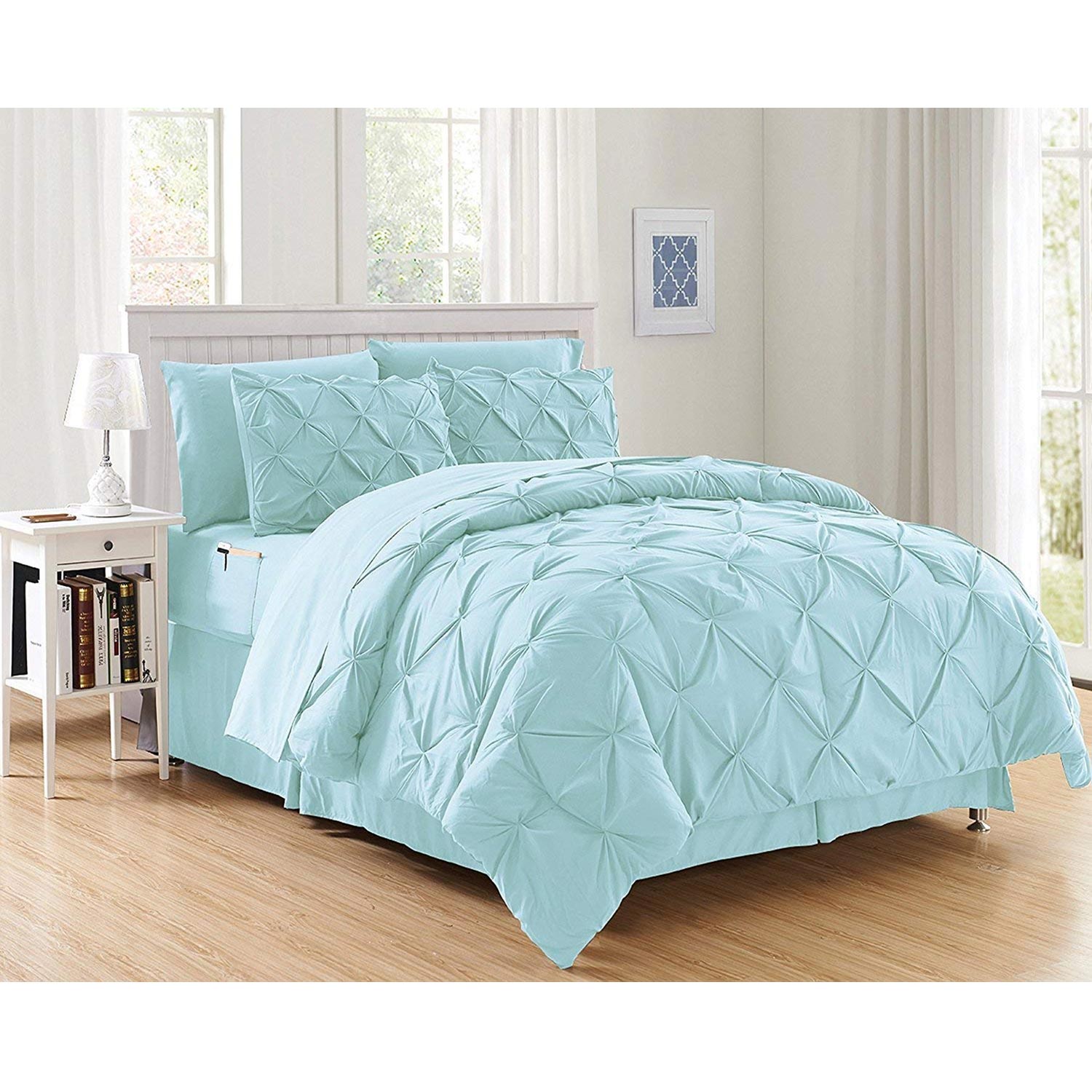 Luxury Best, Softest, Coziest 8-Piece Bed-in-a-Bag Comforter Set