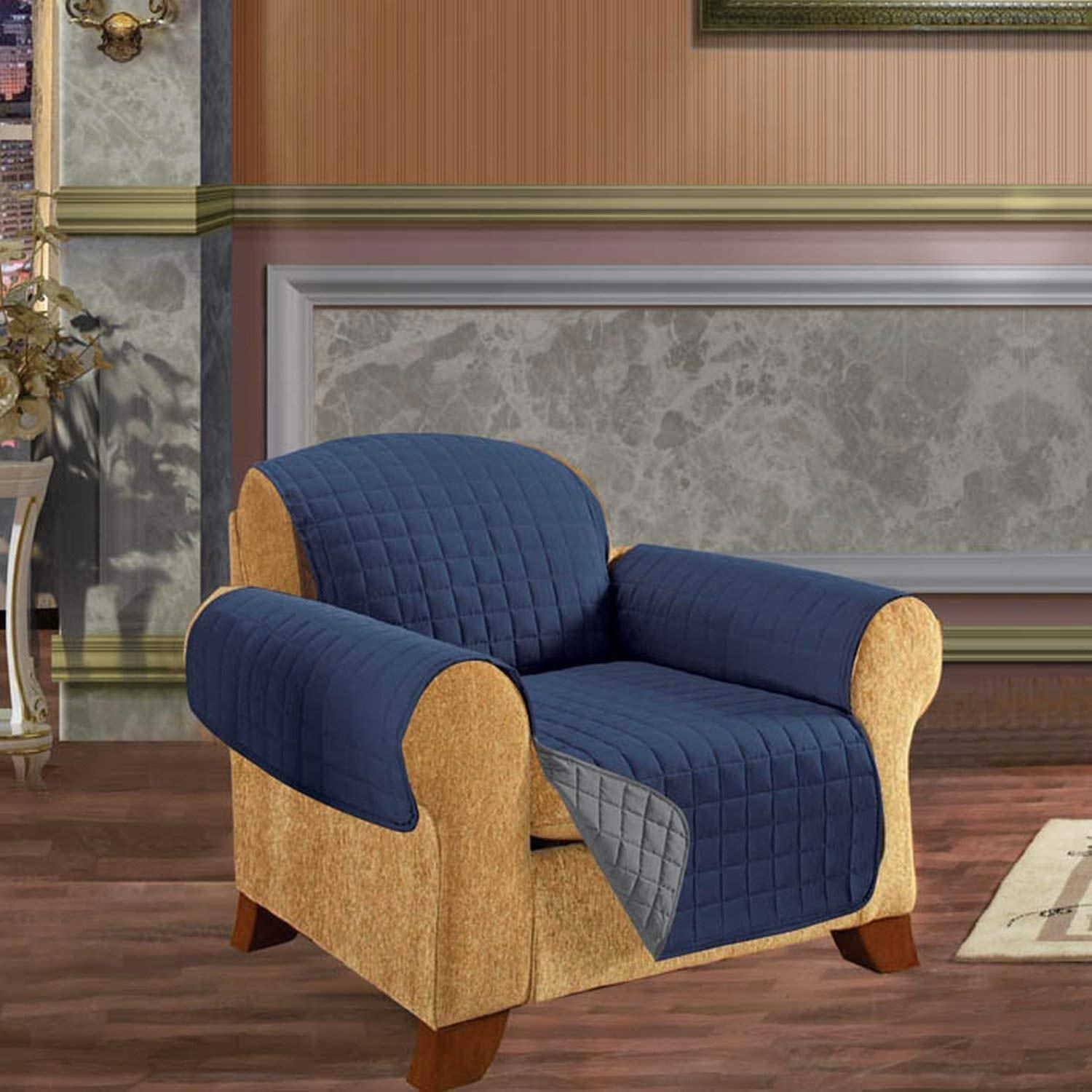 Reversible Elegant Comfort Quilted Furniture Protector