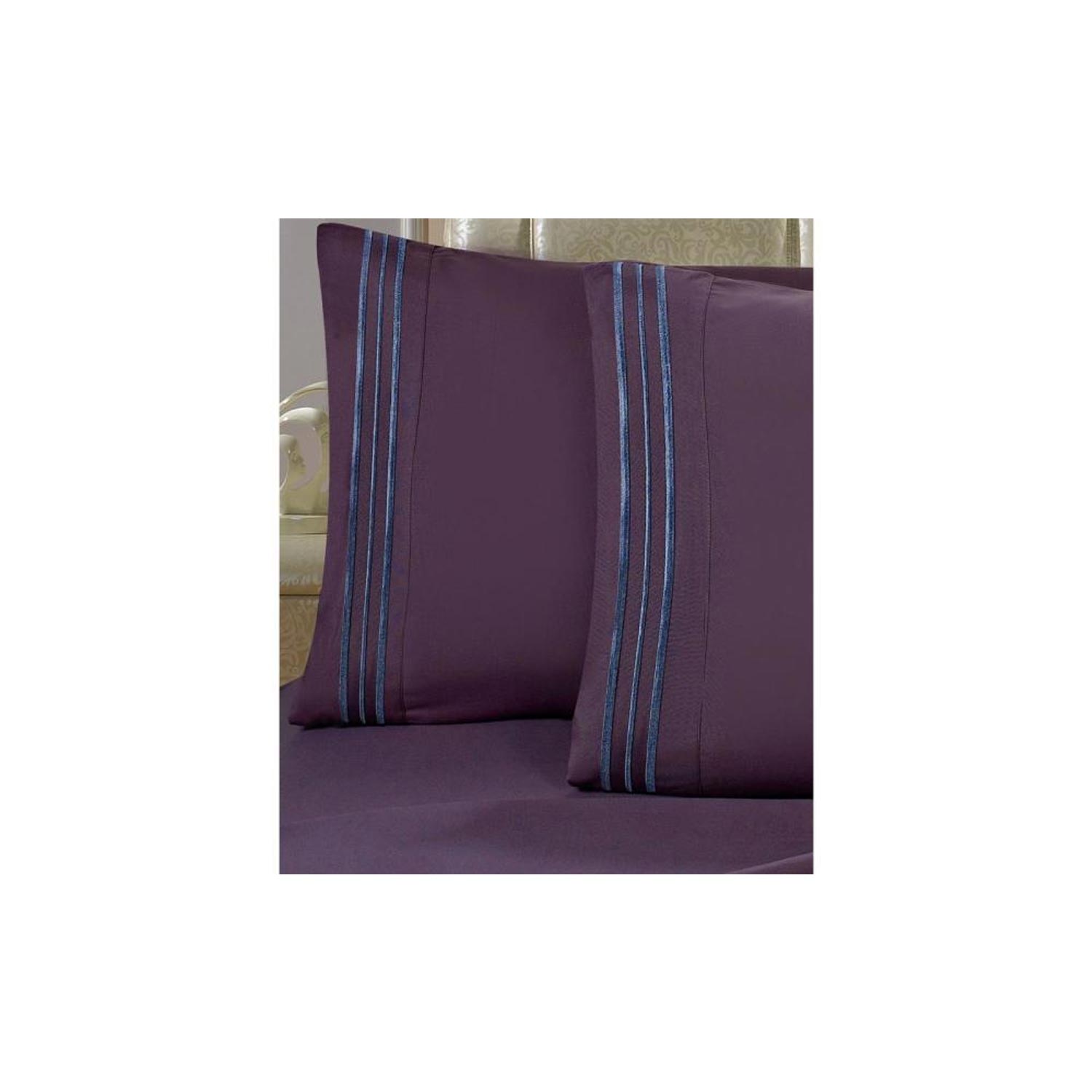 Elegant Comfort 1500 Thread Count 4 pcs Bed Sheet Set, Deep Pocket Up to 16" 