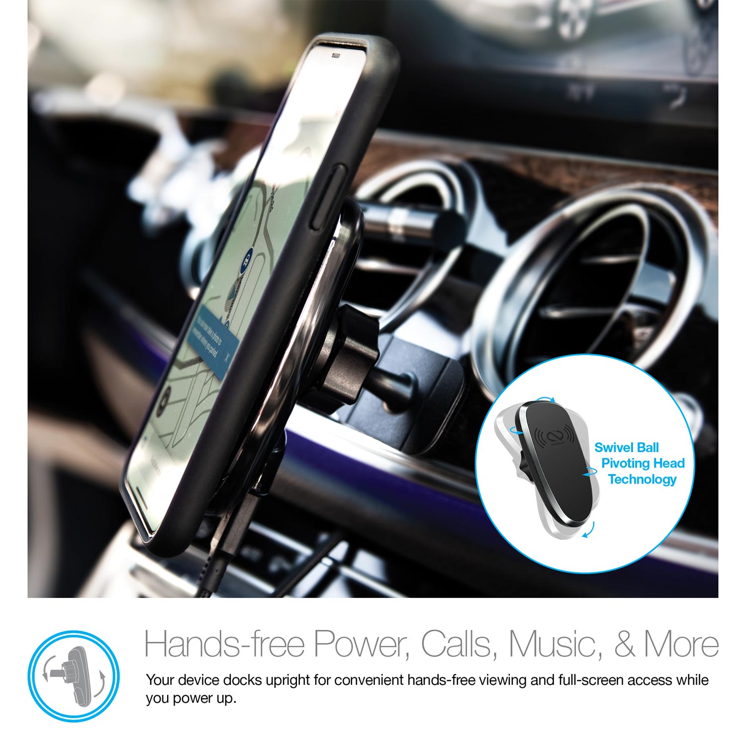 Wireless Charge Anywhere + Mount magbuddy