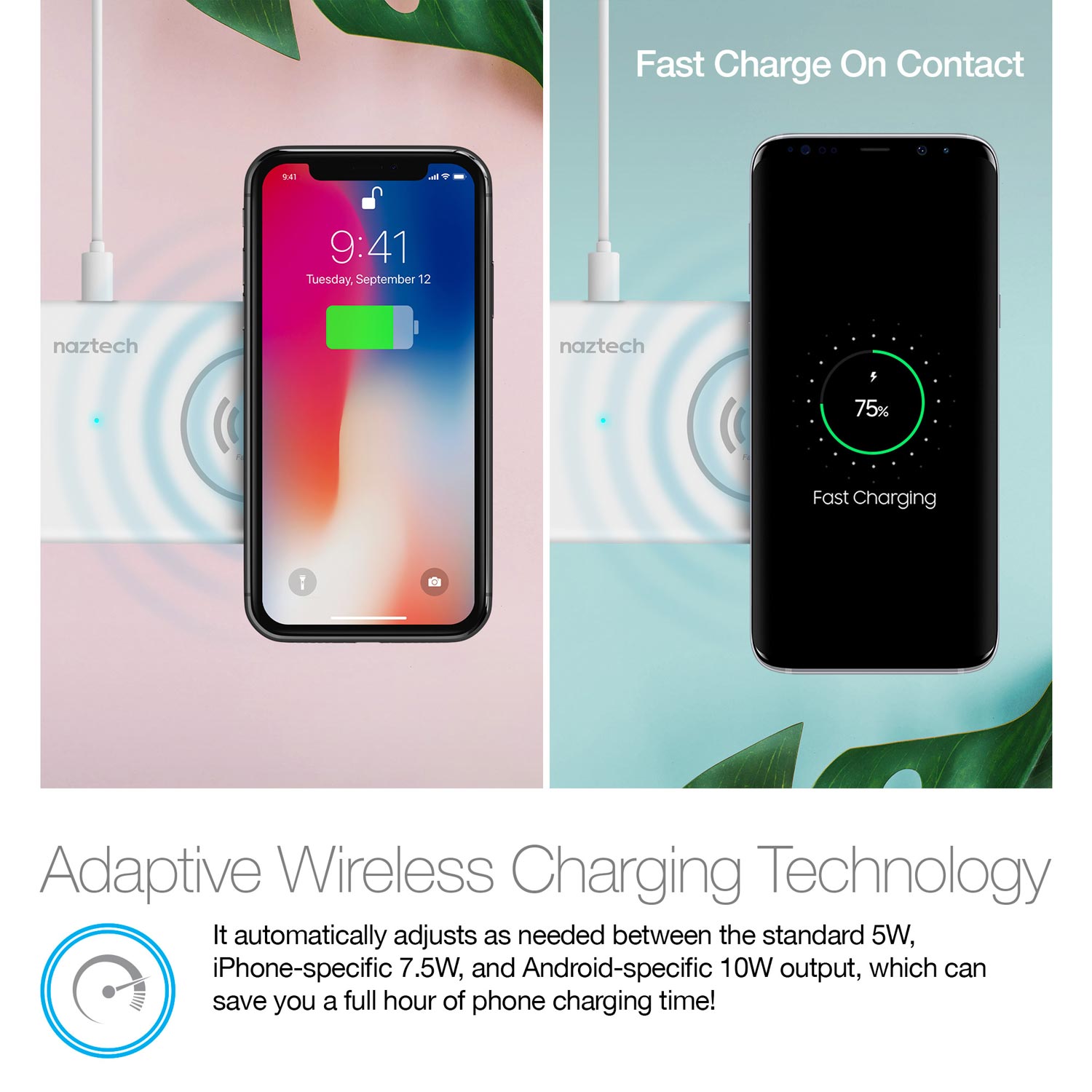Power Pad Duo Qi Wireless Fast Charger