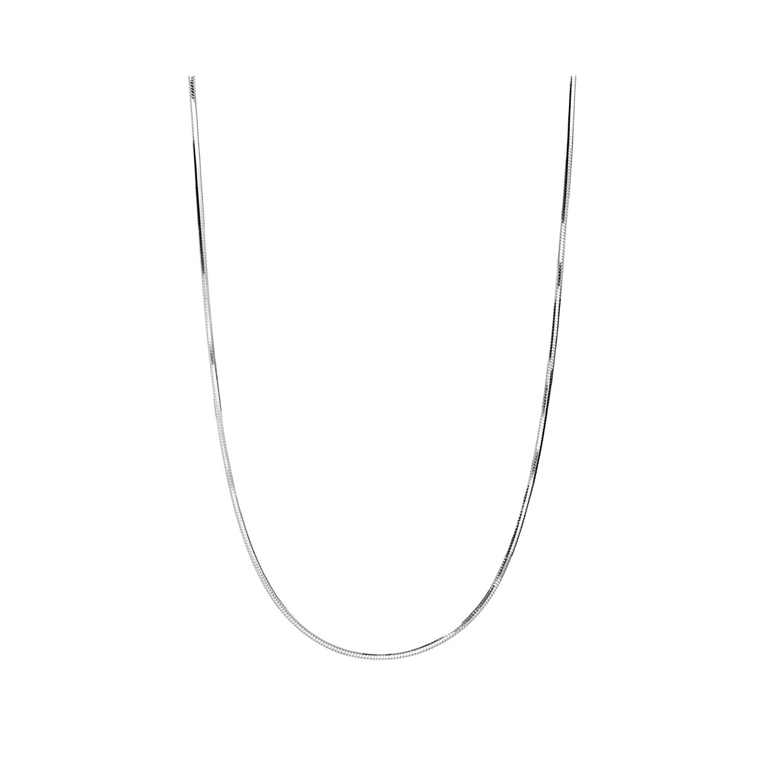 925 Sterling Silver 1.5MM Magic 8 Sided Italian Snake Chain