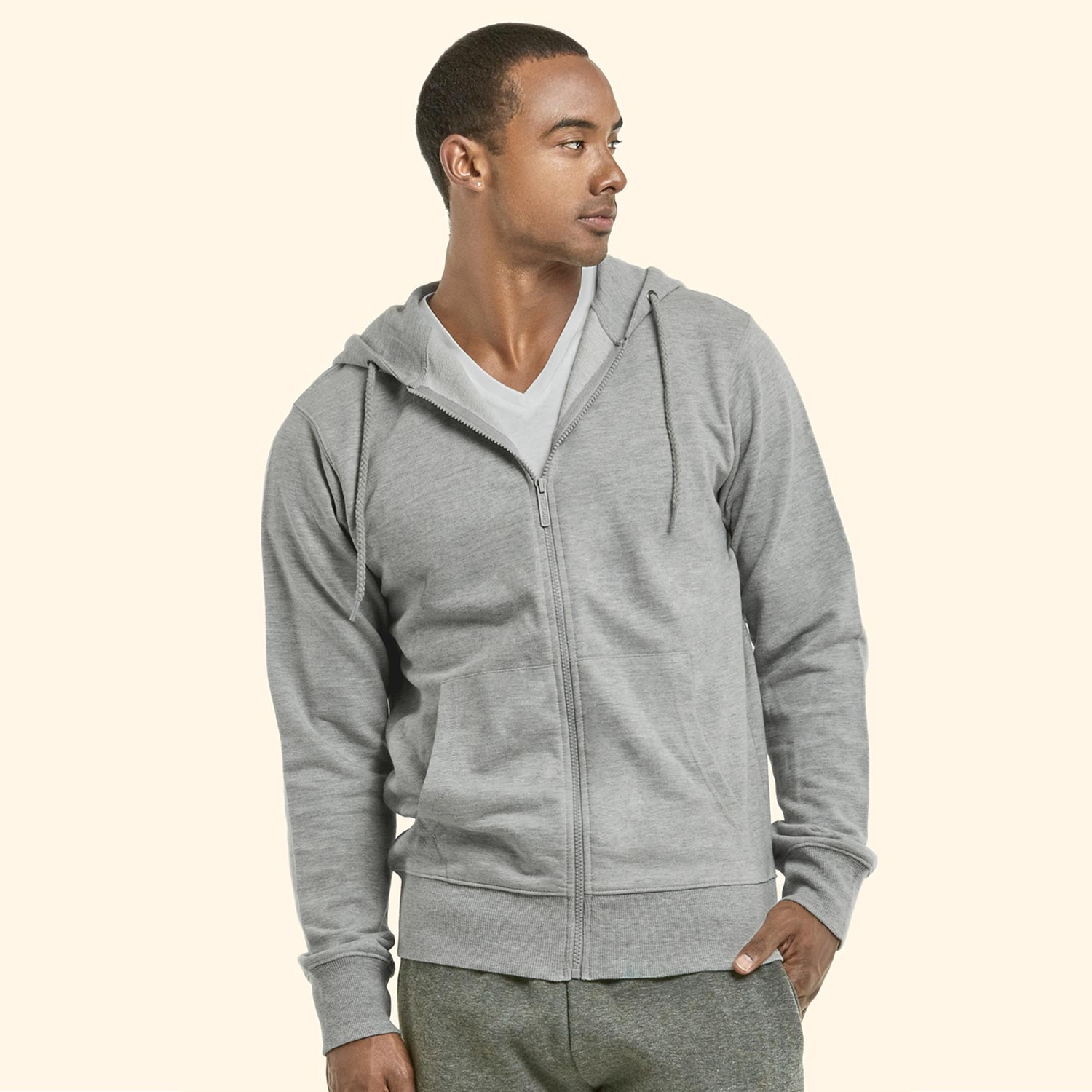 Top Pro Men's Terry Hoodie Jacket