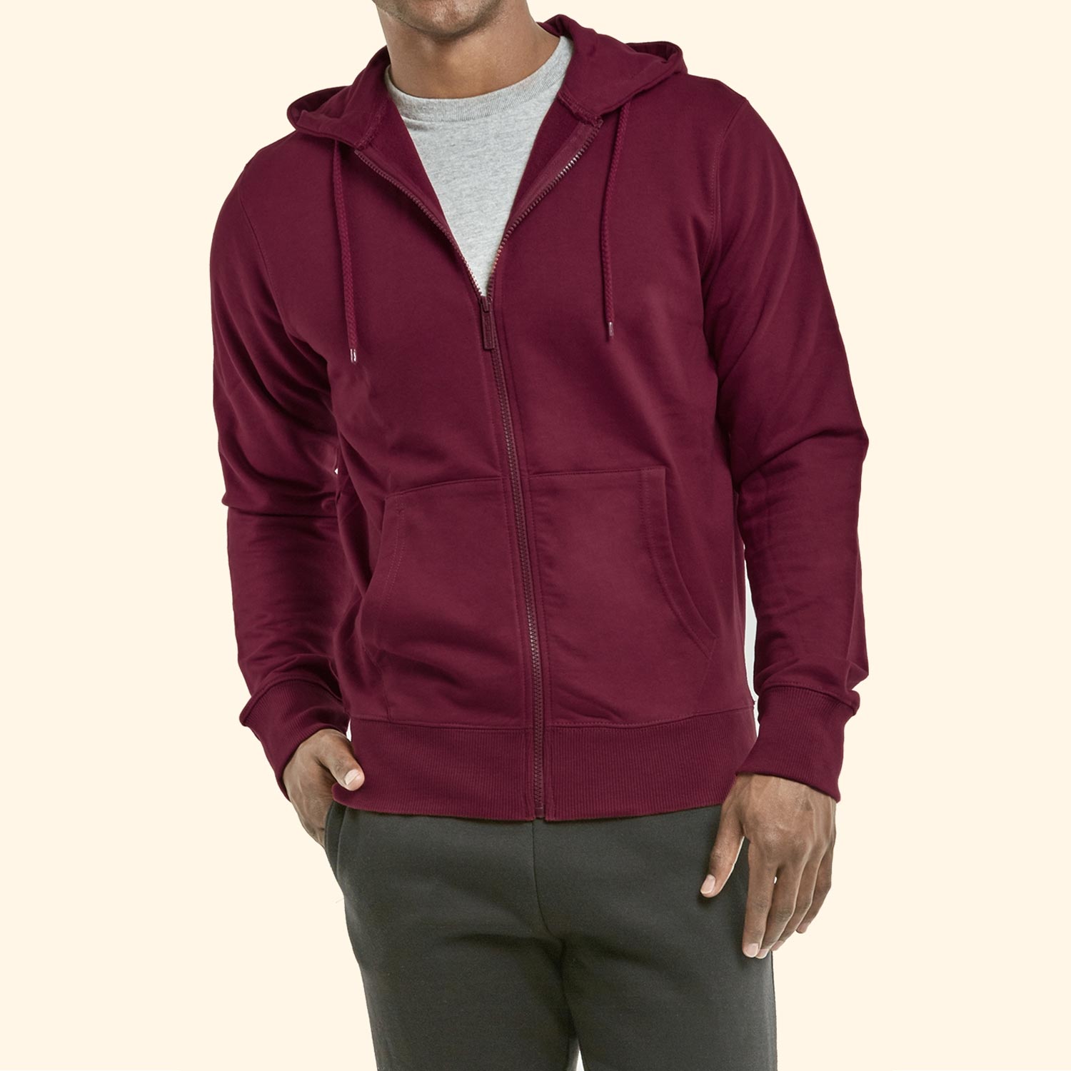 Top Pro Men's Terry Hoodie Jacket