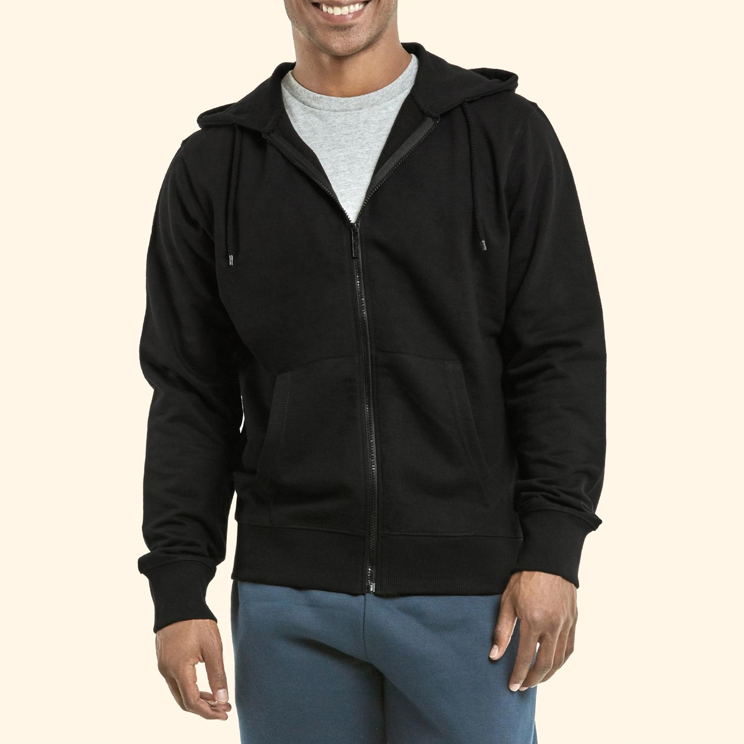 Top Pro Men's Terry Hoodie Jacket