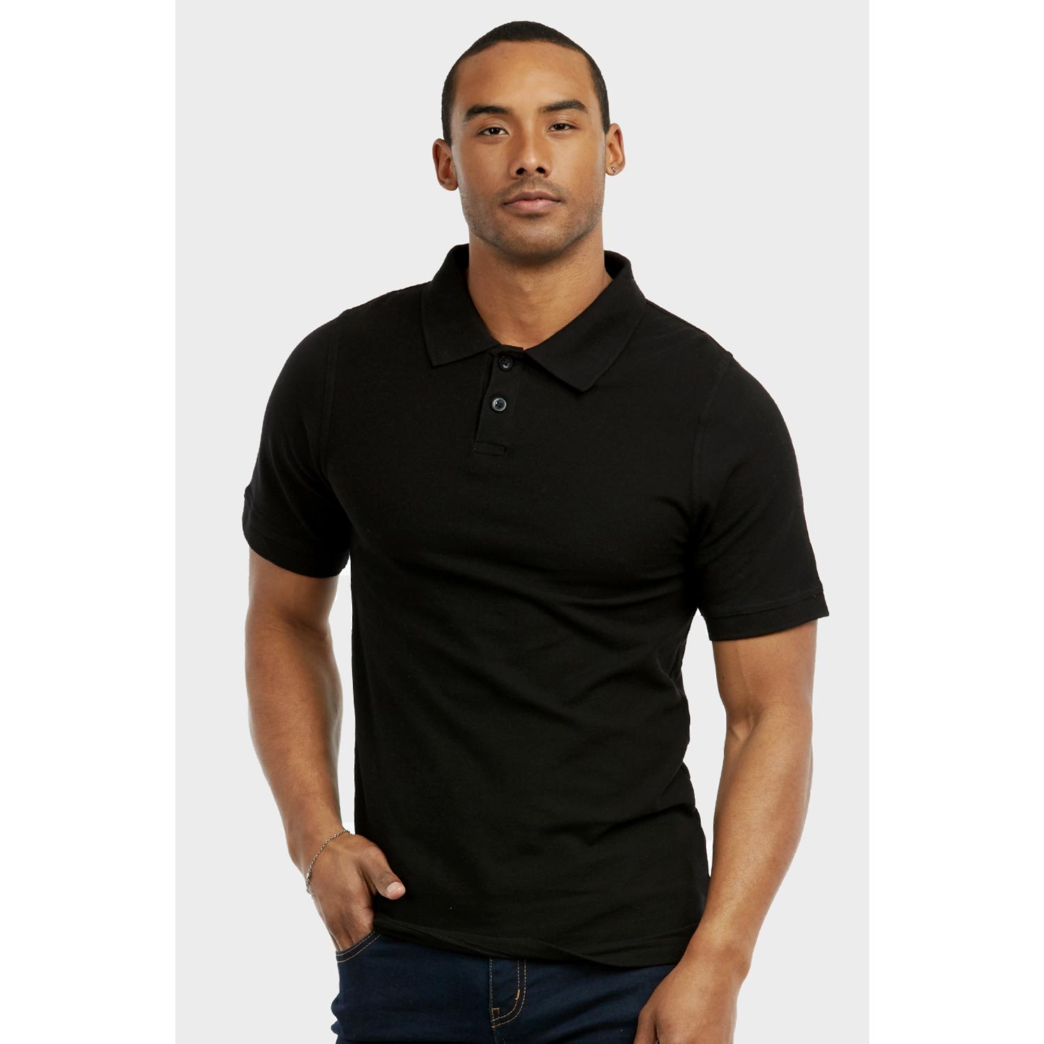 3 Pack Men's Slim Polo Shirt