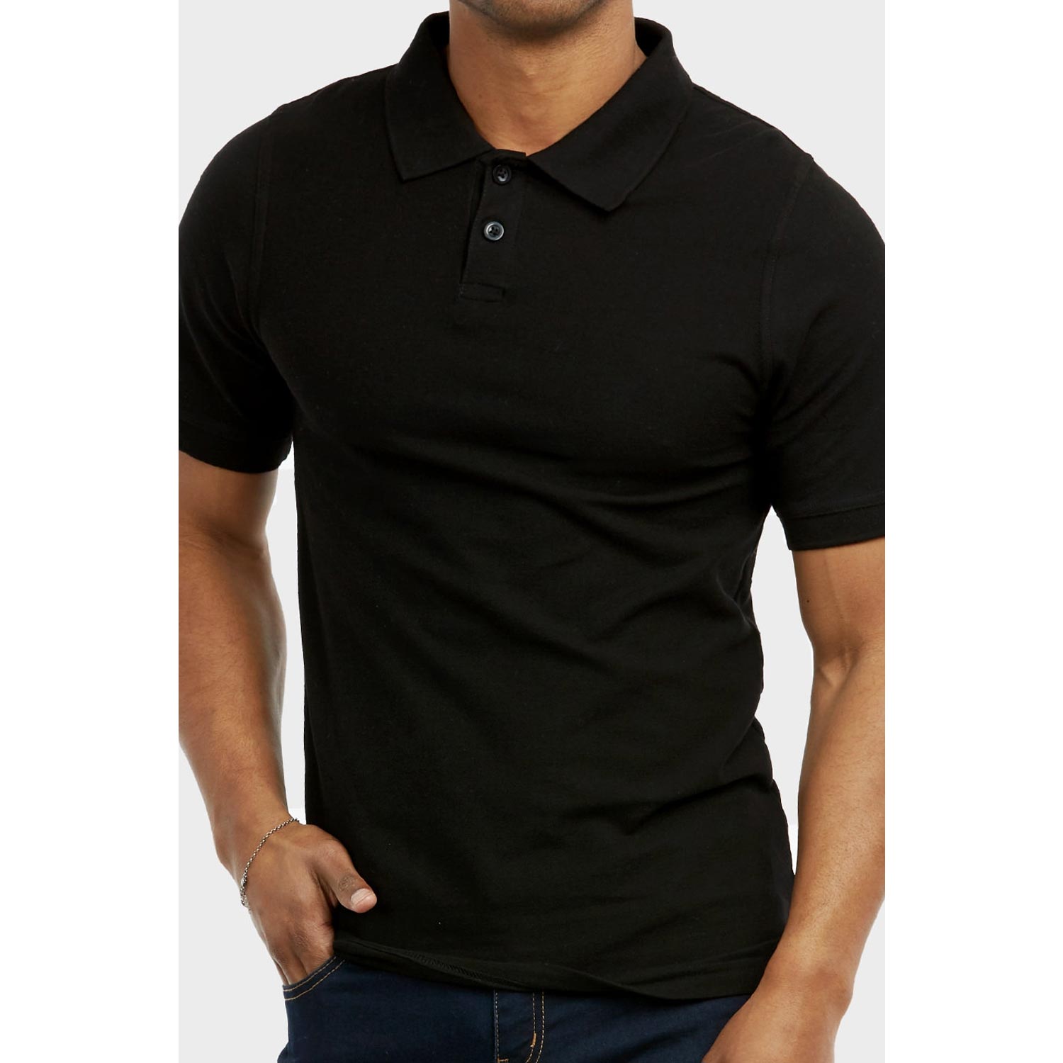 3 Pack Men's Slim Polo Shirt