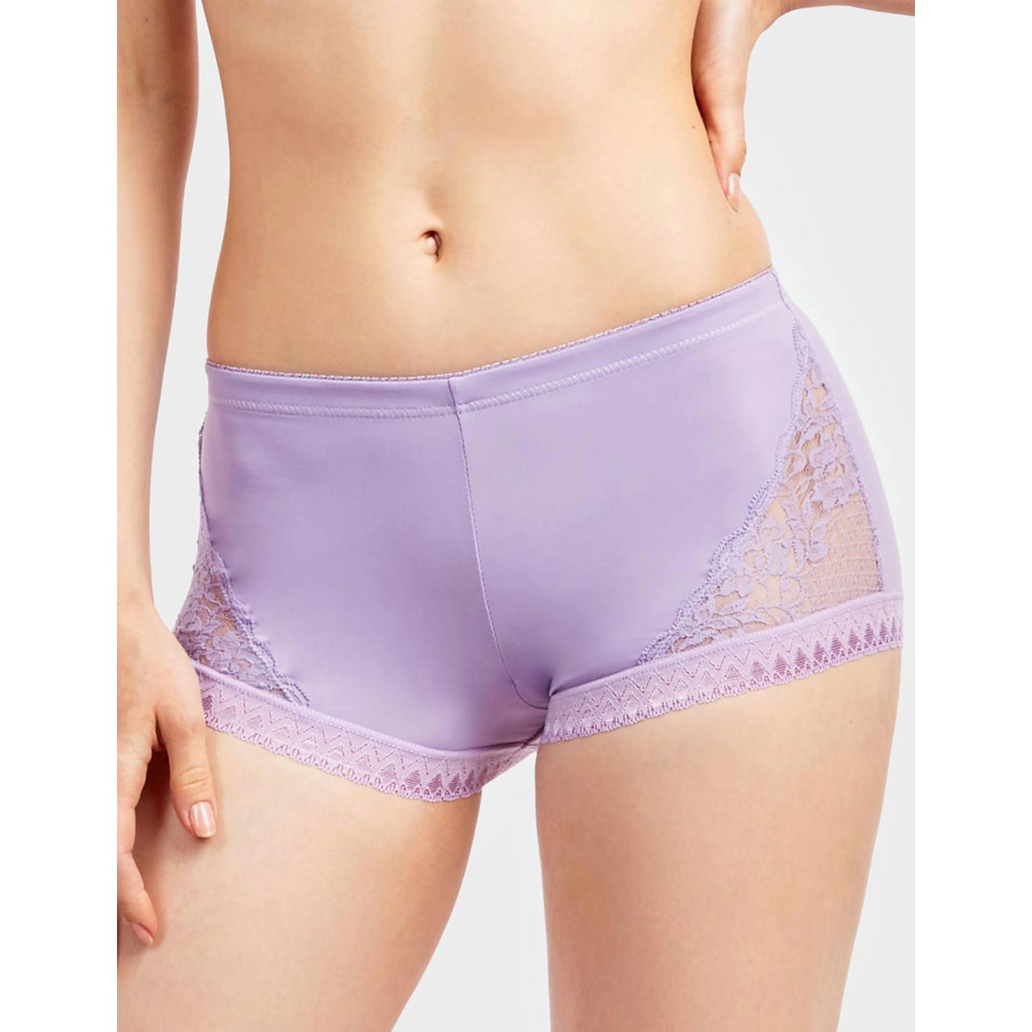 6 Pack Ladies Nylon Boyshorts Panty