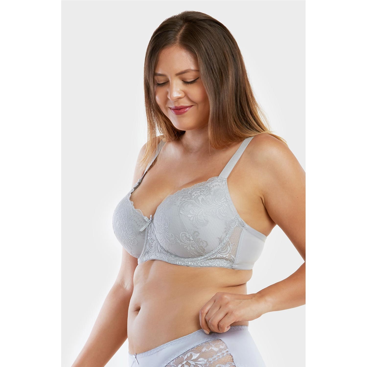 Ladies Full Cup Lace DD Cup Bra - 6 Pack