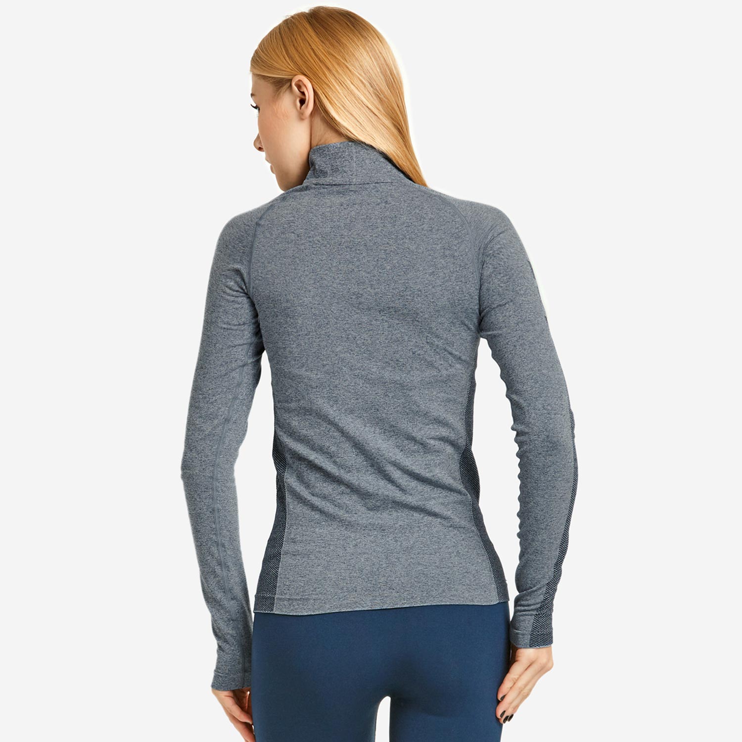 Buy One Get One Free Ladies 1/4 Zip Active Pullover Heather