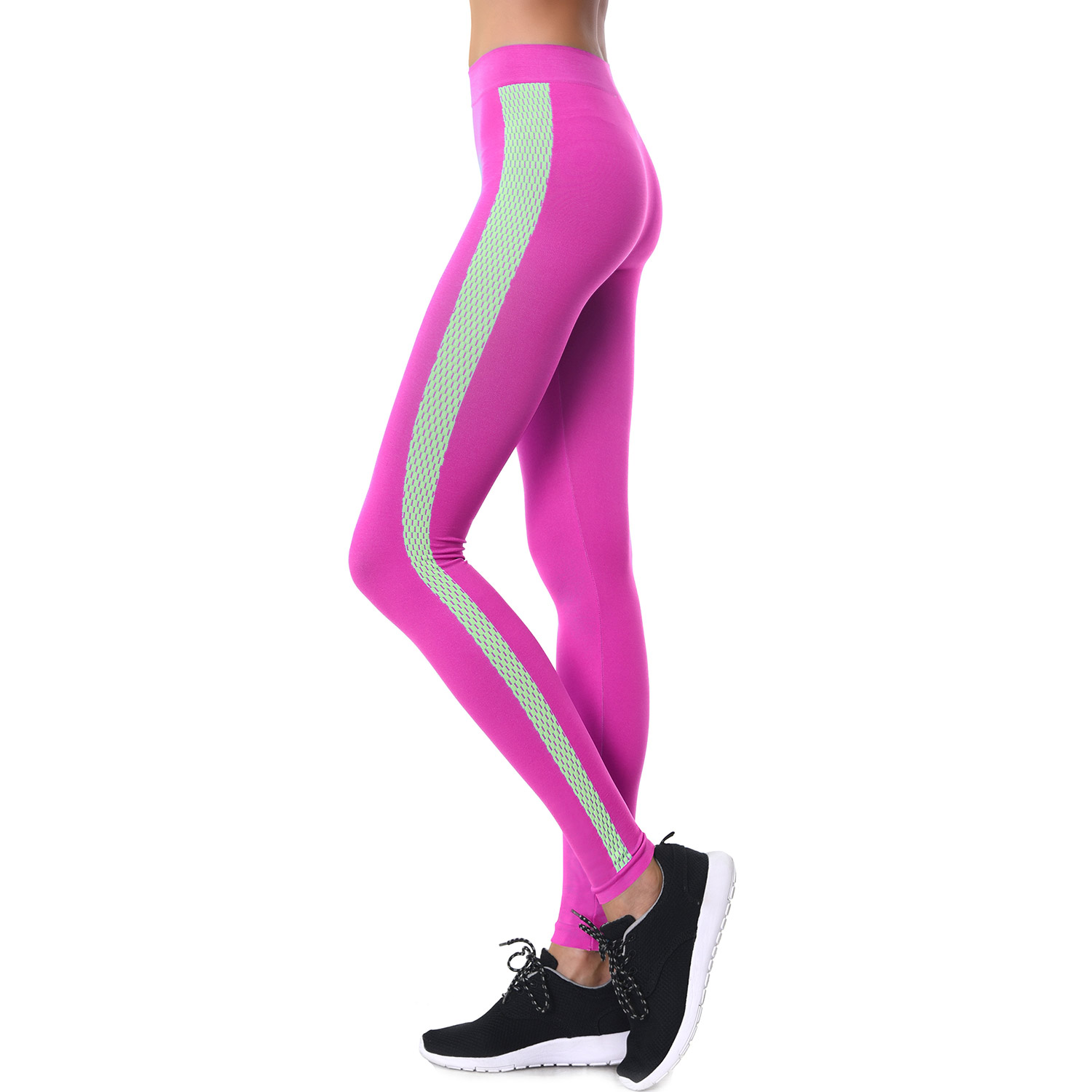 5 Pack Ladies Seamless Legging With Knitted Design