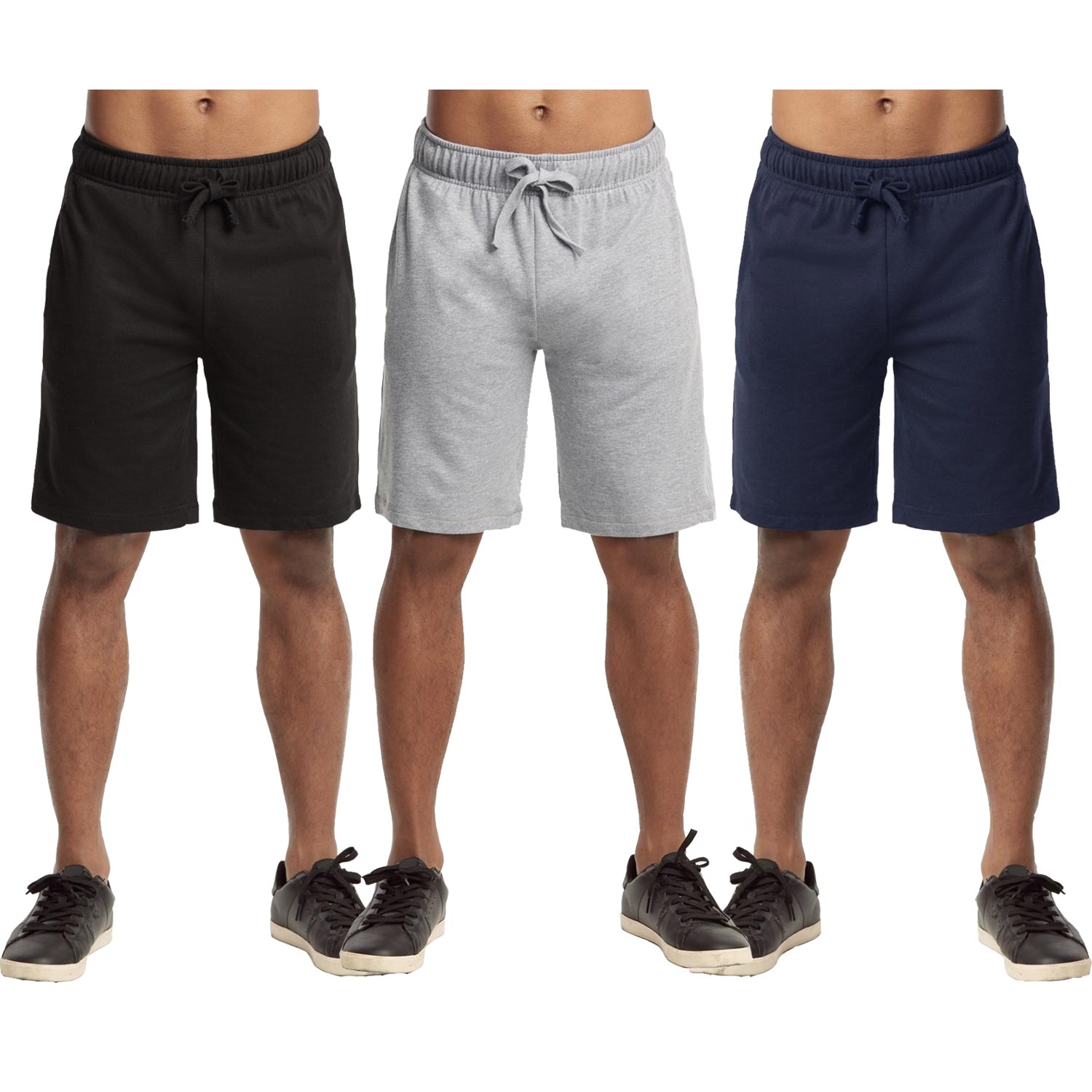 3 Pack Men's Lightweight Terry Shorts