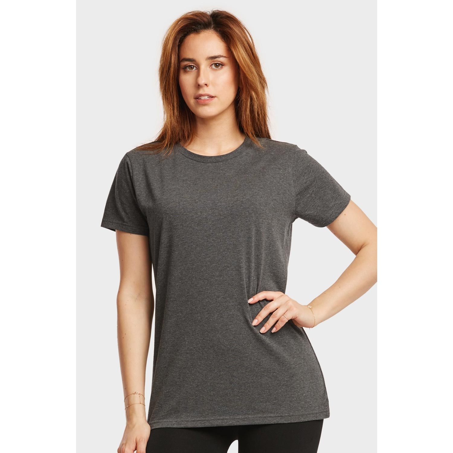 6 Pack Cotton Classic Fit Crew Neck T-Shirt - Ladies 