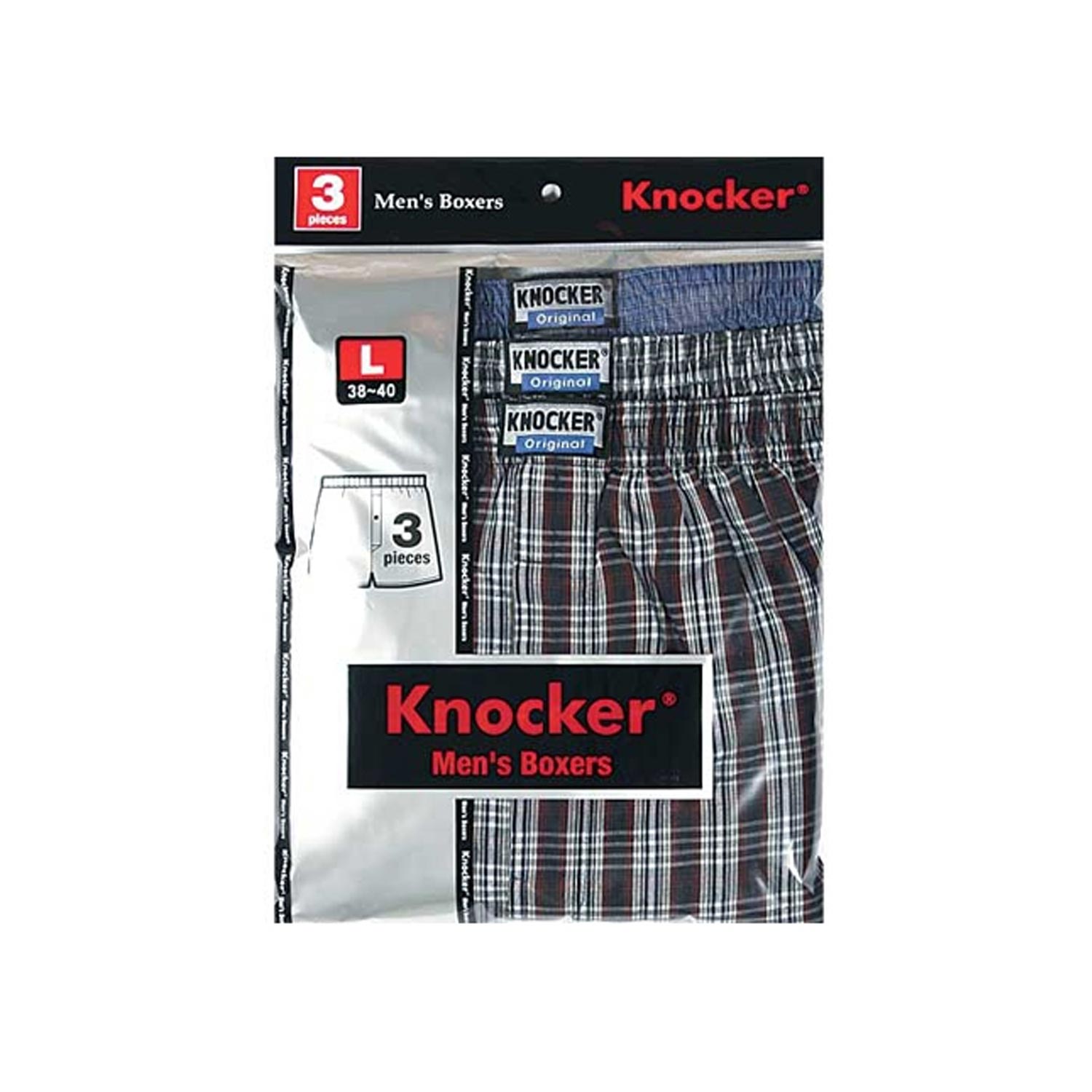 6 Pack Knocker Men's Boxers