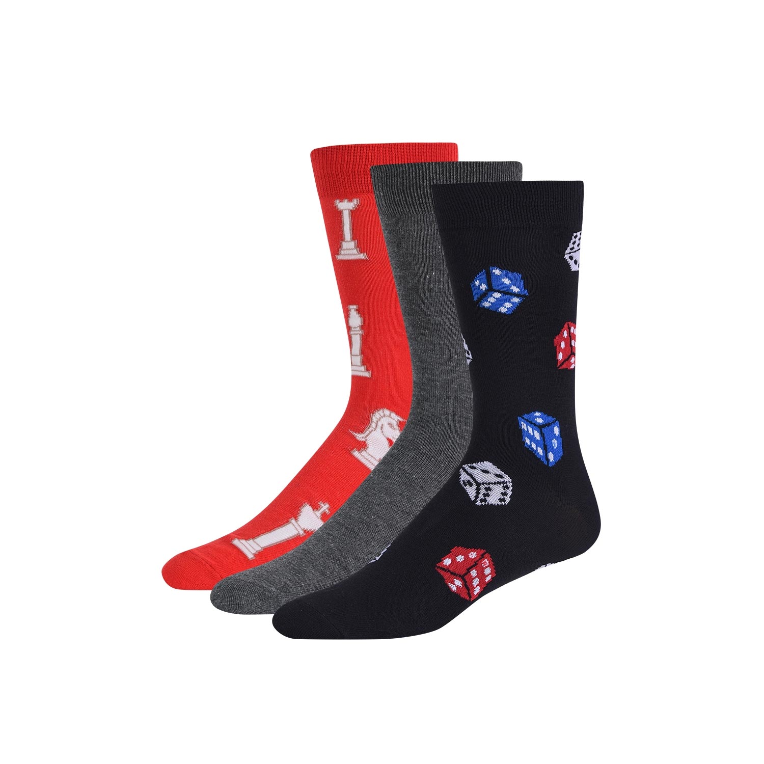 12 Pack Novelty Crew Socks- Men's 