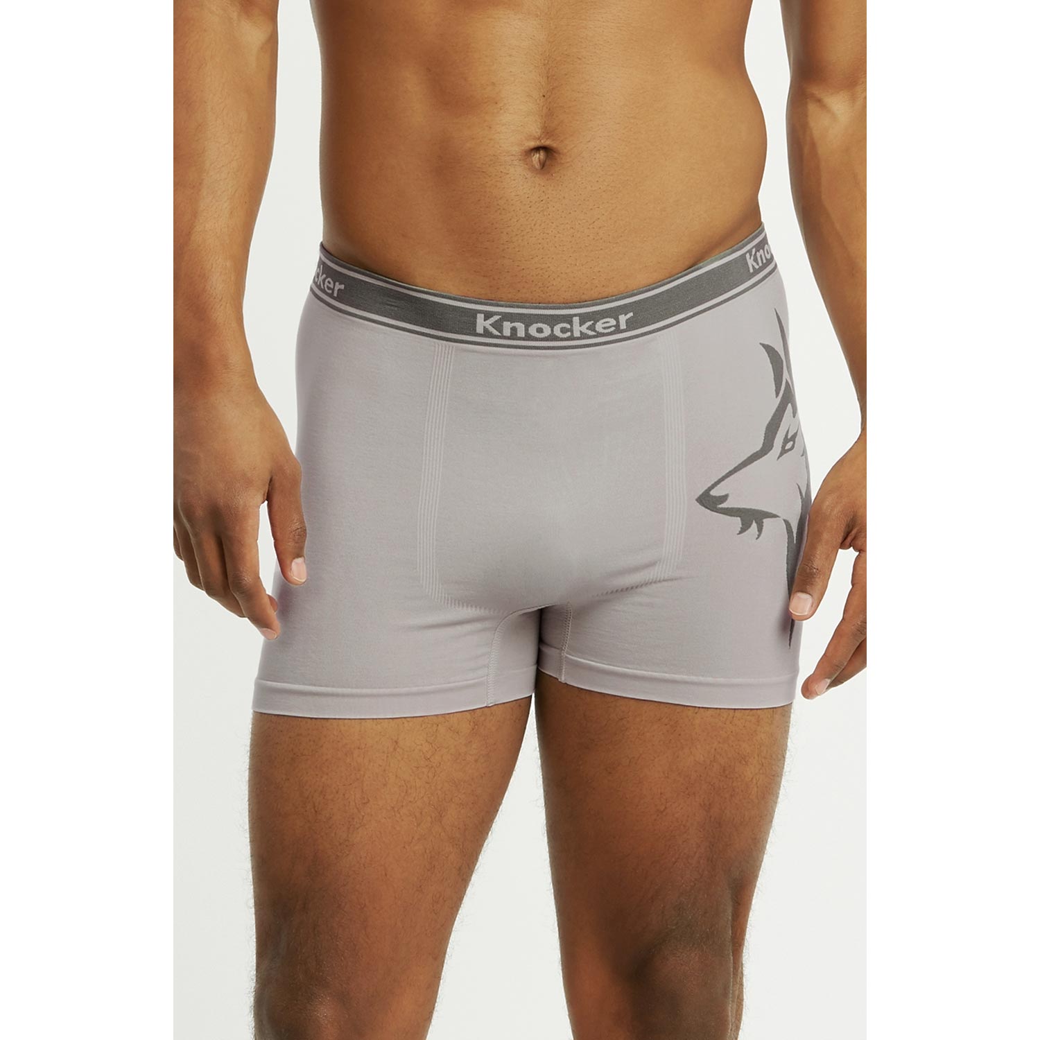 6 Pack Knocker Men's Seamless Boxer Briefs