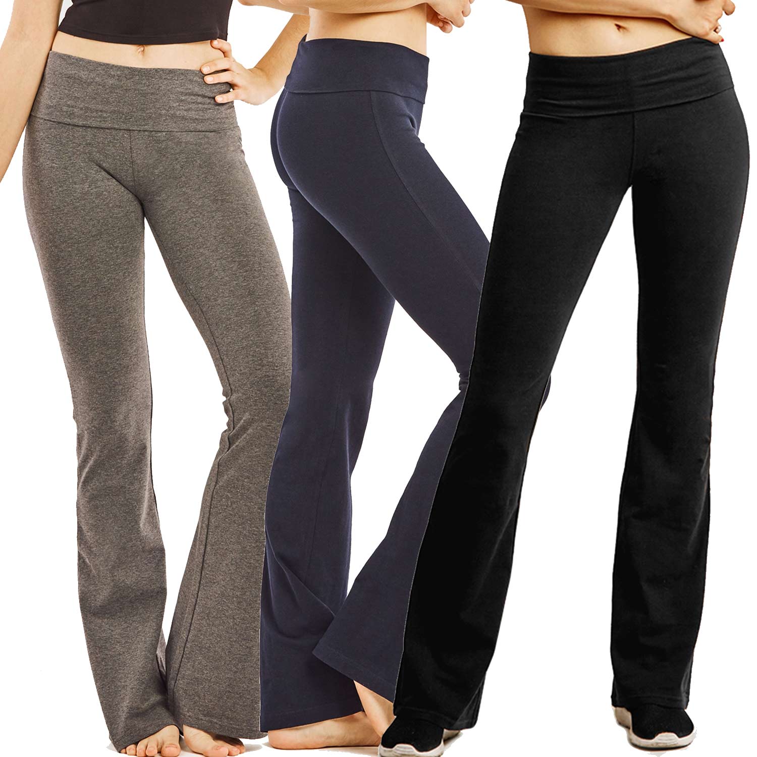 3-Pack Ladies Yoga Pants