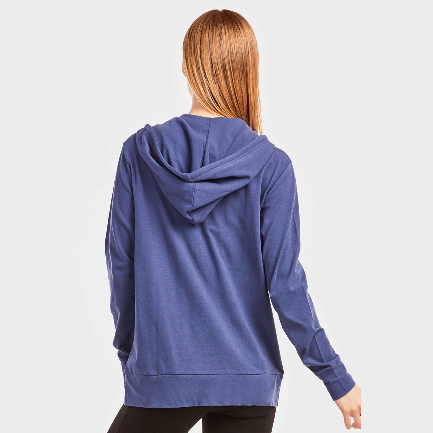 Sofra Ladies Thin Zip-up Hoodie Jacket