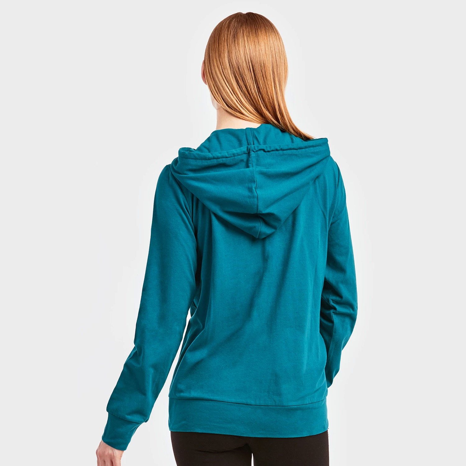 Sofra Ladies Thin Zip-up Hoodie Jacket