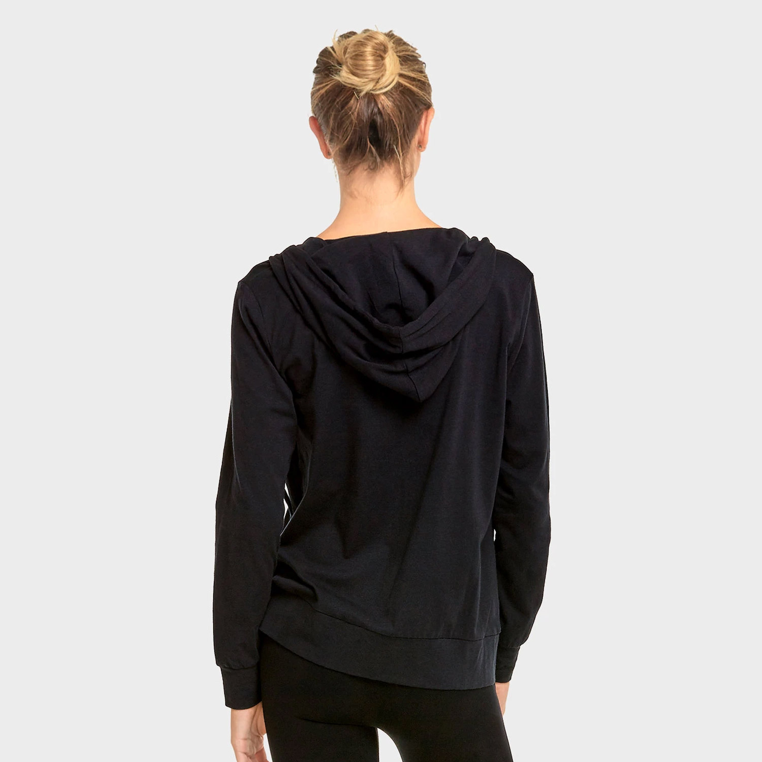 Sofra Ladies Thin Zip-up Hoodie Jacket