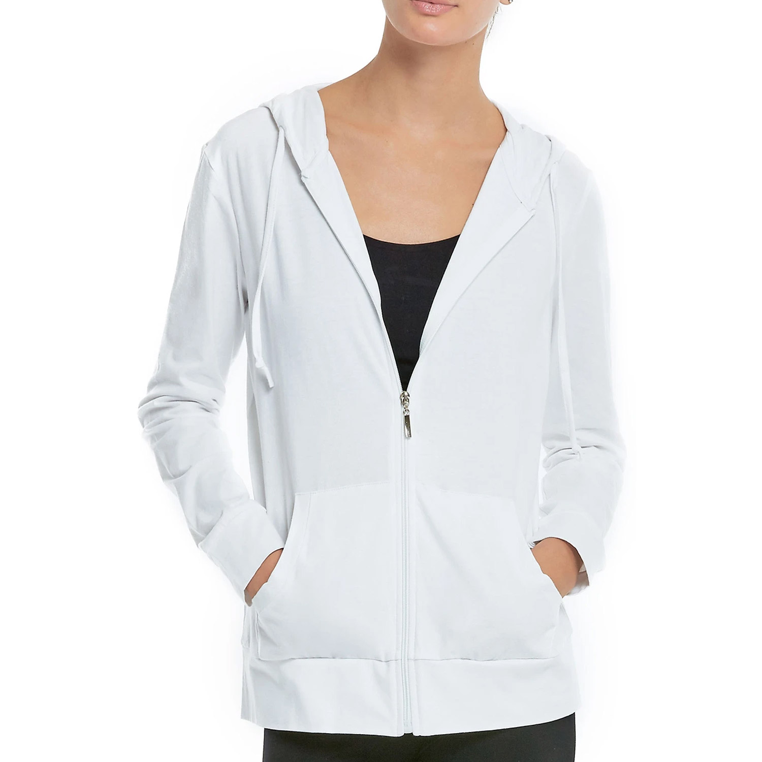 Cottonbell Ladies Thin Zip-up Hoodie Jacket