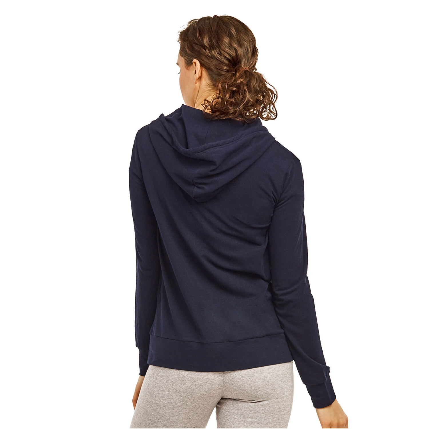 Cottonbell Ladies Thin Zip-up Hoodie Jacket