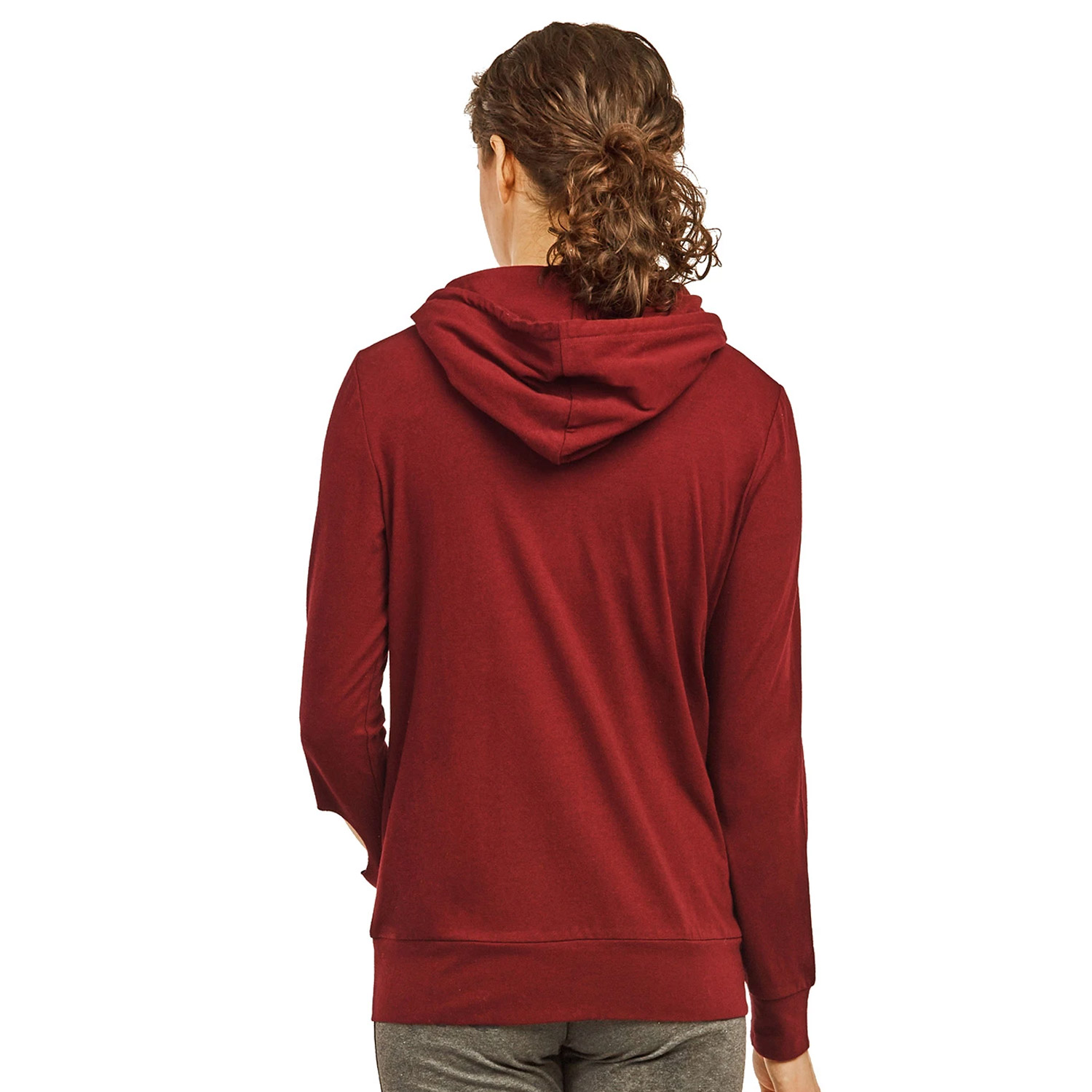 Cottonbell Ladies Thin Zip-up Hoodie Jacket