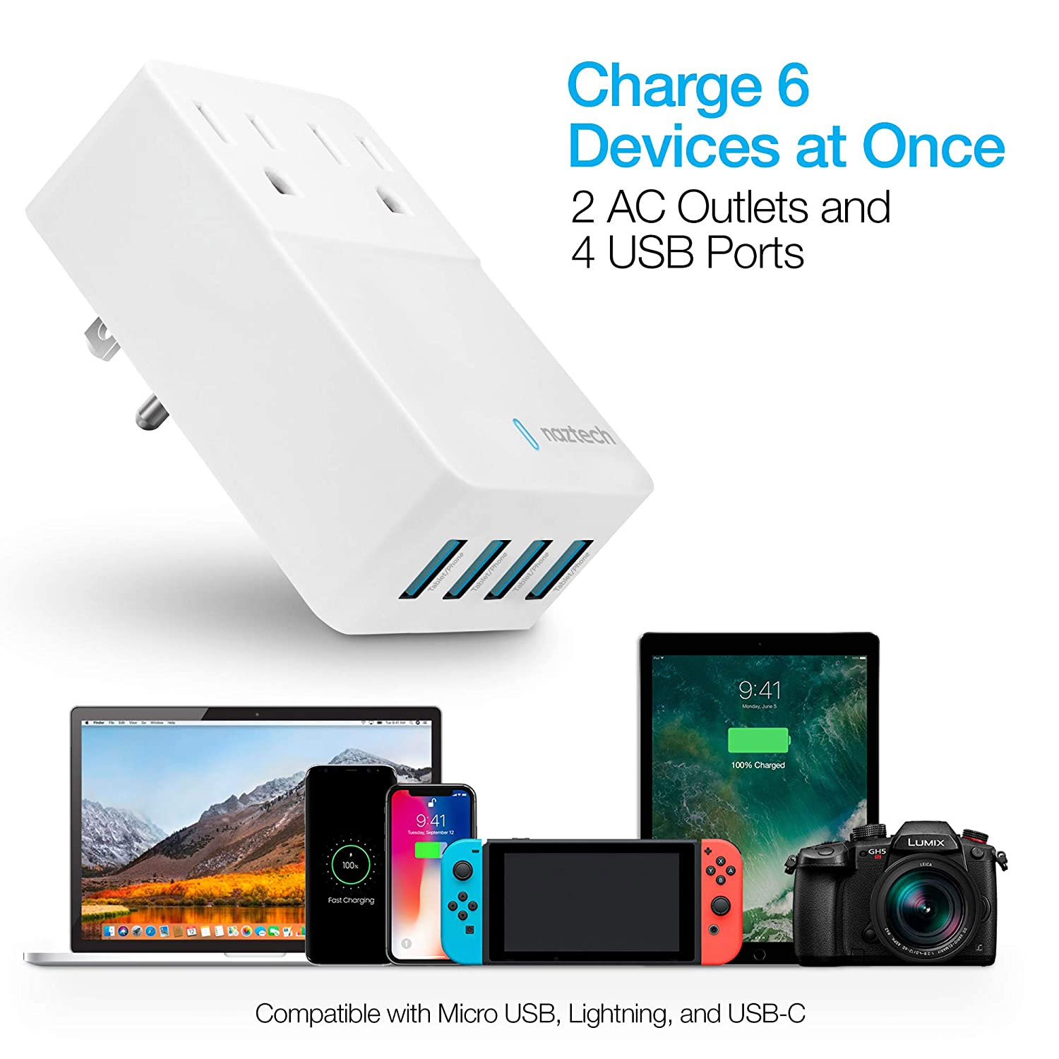 Naztech Fast Multi-Device Charger