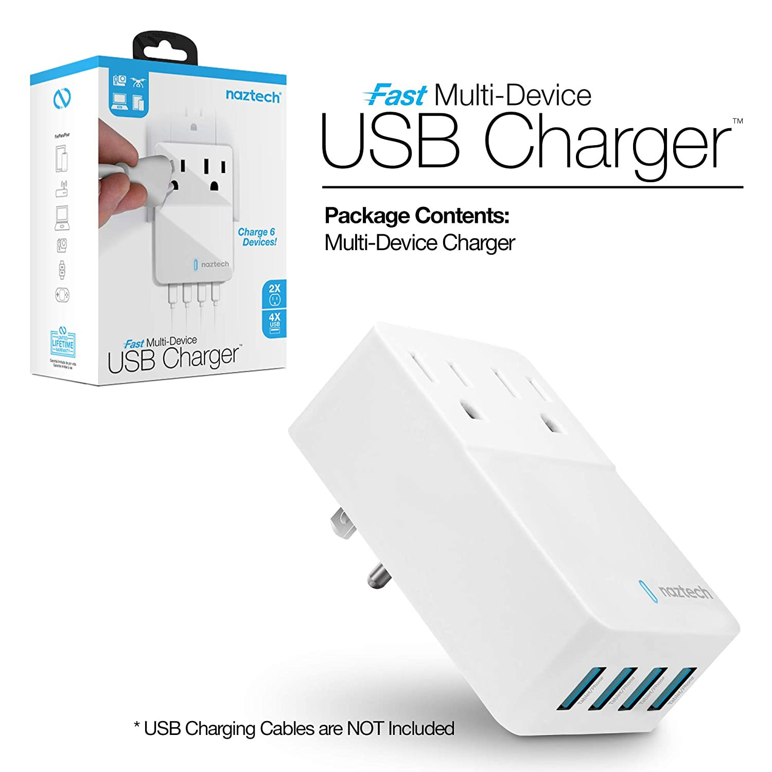 Naztech Fast Multi-Device Charger