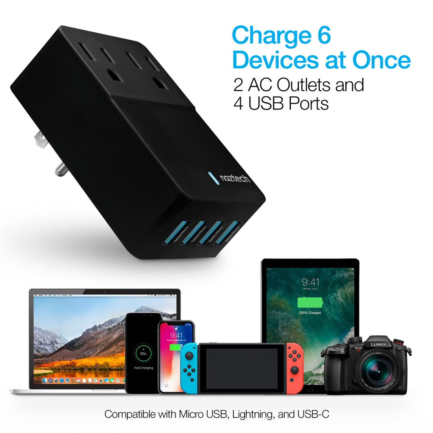 Naztech Fast Multi-Device Charger
