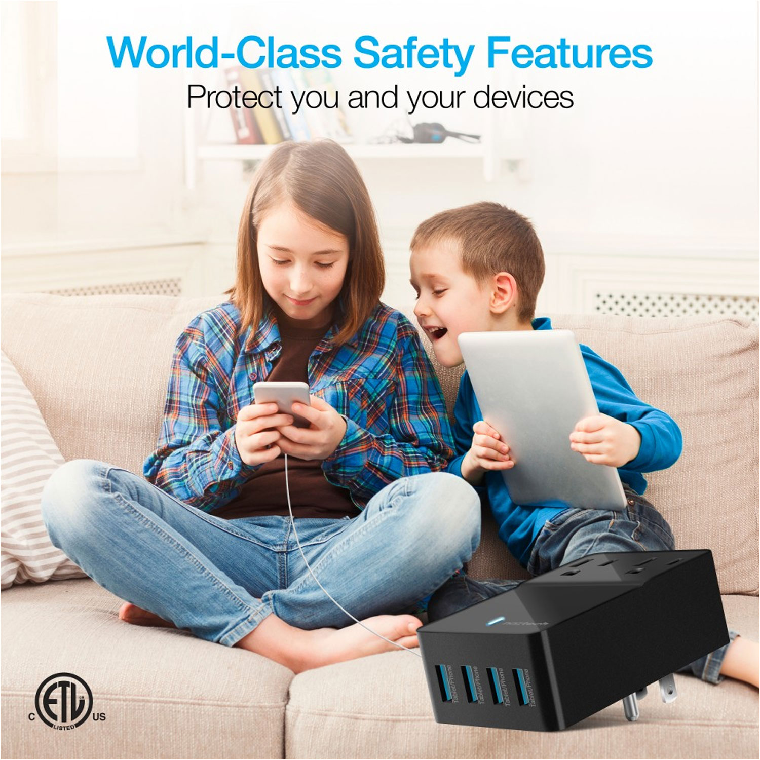 Naztech Fast Multi-Device Charger