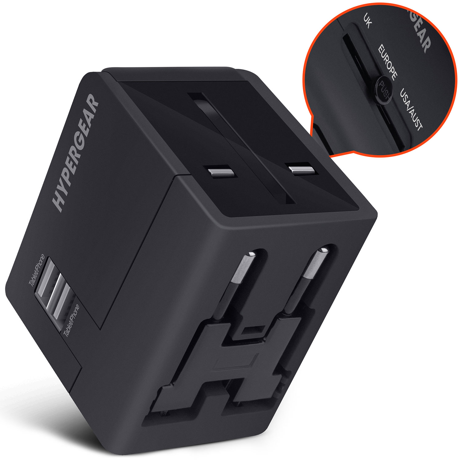 HyperGear All-In-One World Travel Adapter