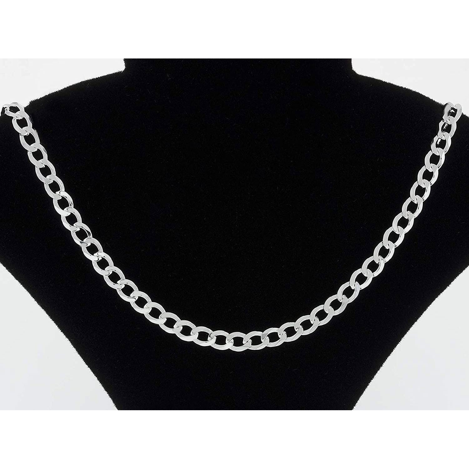 Sterling Silver Cuban Chain Necklace