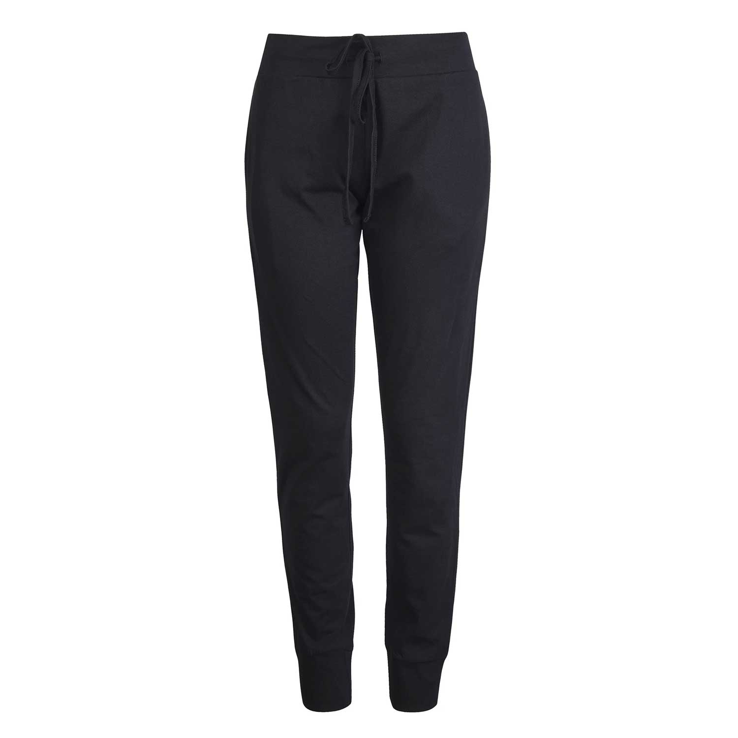 Ladies Cotton Lightweight Jogger Pants With Pockets