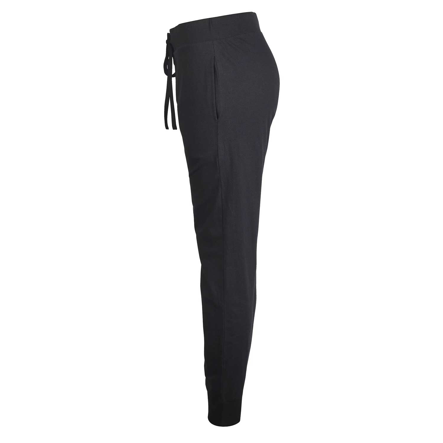 Ladies Cotton Lightweight Jogger Pants With Pockets