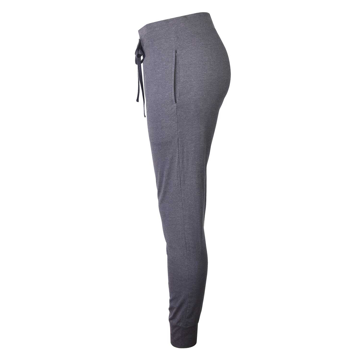 Ladies Cotton Lightweight Jogger Pants With Pockets