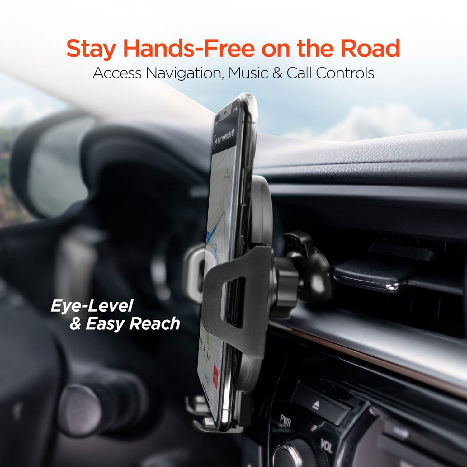 HyperGear 3-in-1 Phone Mount Kit 