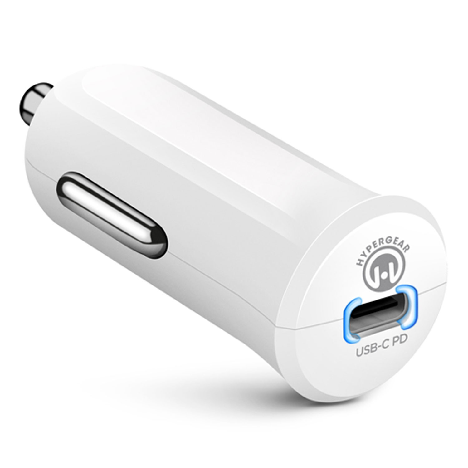 HyperGear USB-C PD 27W Car Charger White