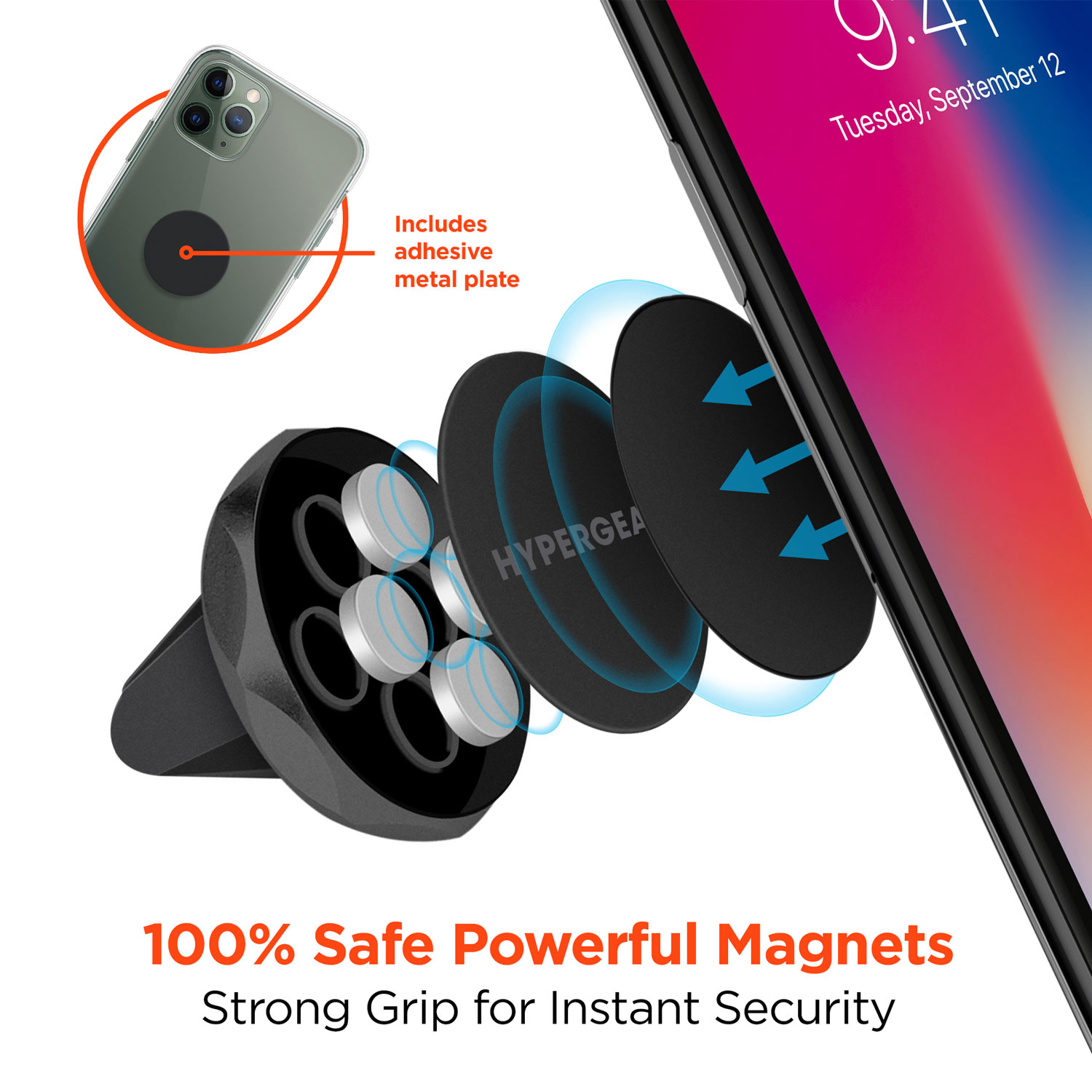 Hypergear Universal Magnetic Vent Mount