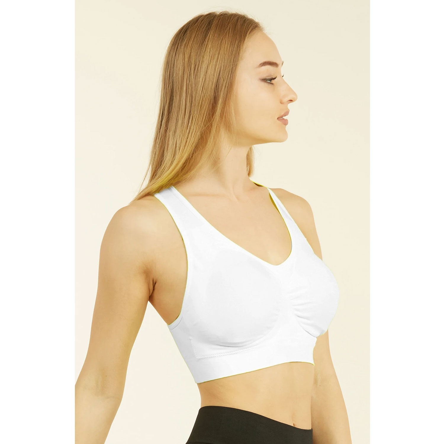  Sofra Women's Sports Bras 6 Pack